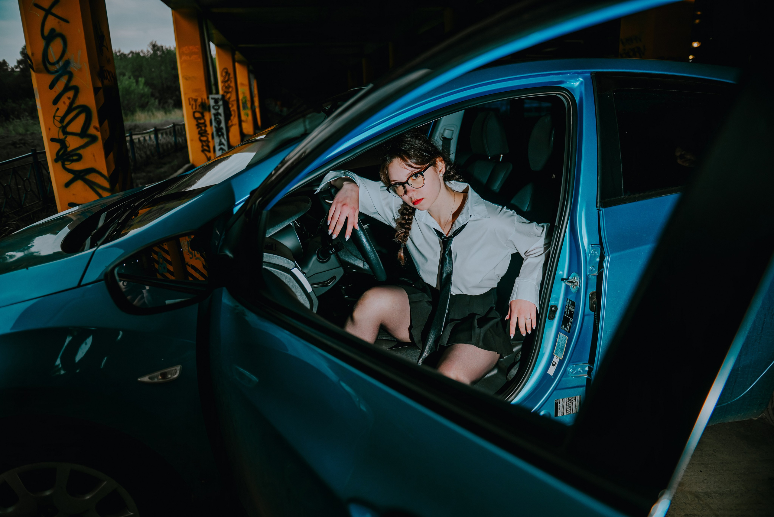 Фотосессия на парковке Лента Кемерово