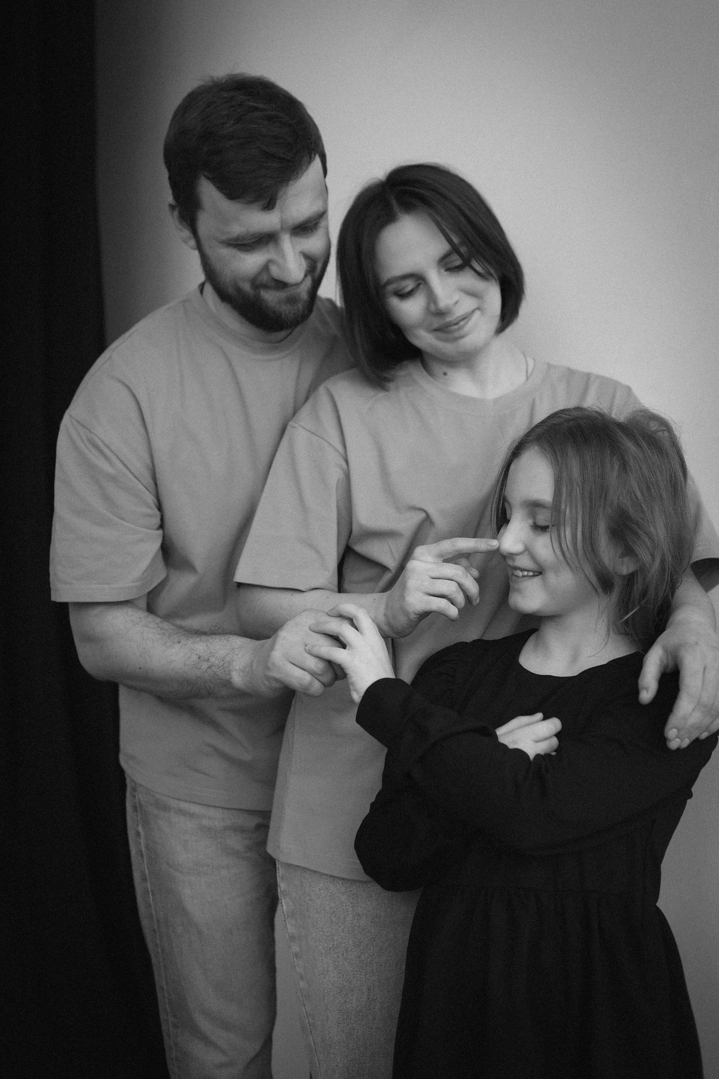 Семейная фотосессия Фотосессия в Москве Семейная фотосессия в студии. Фотограф Владимир Москва