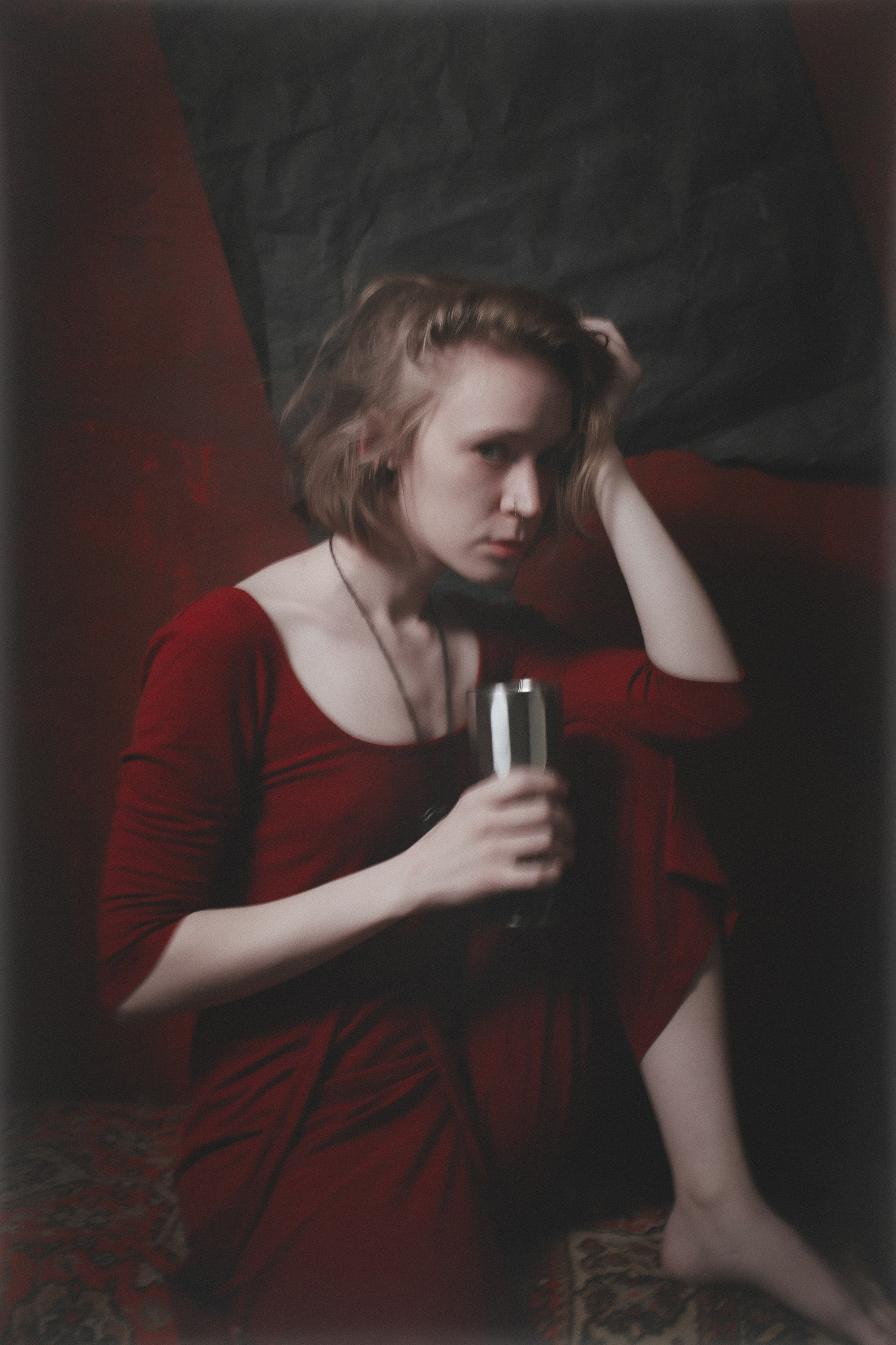 Вика. Домашняя студия. RawCat. Портретная фотография Екатеринбург