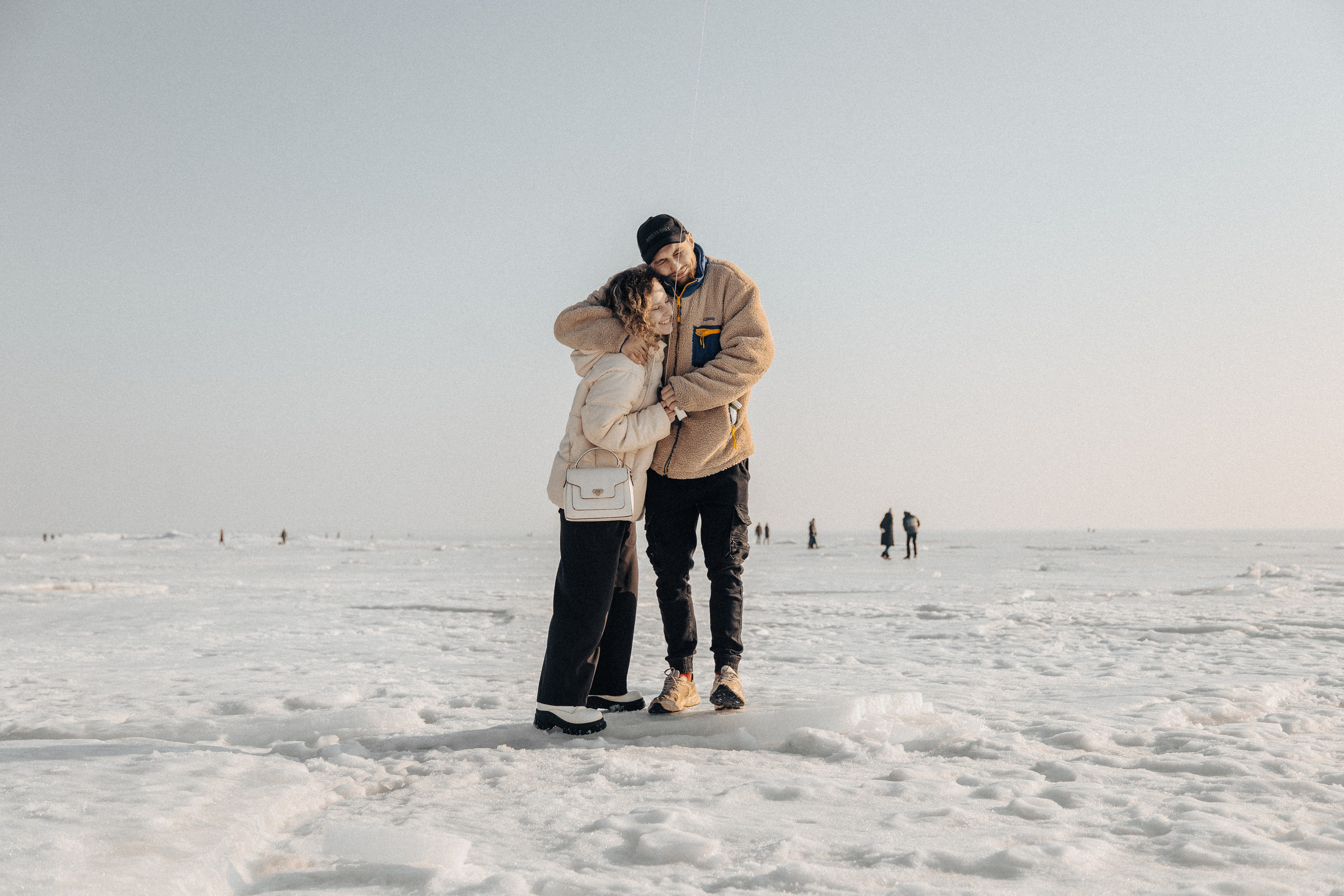 Зимняя фотосъемка пары: Андрея и Ани в Санкт-Петербурге