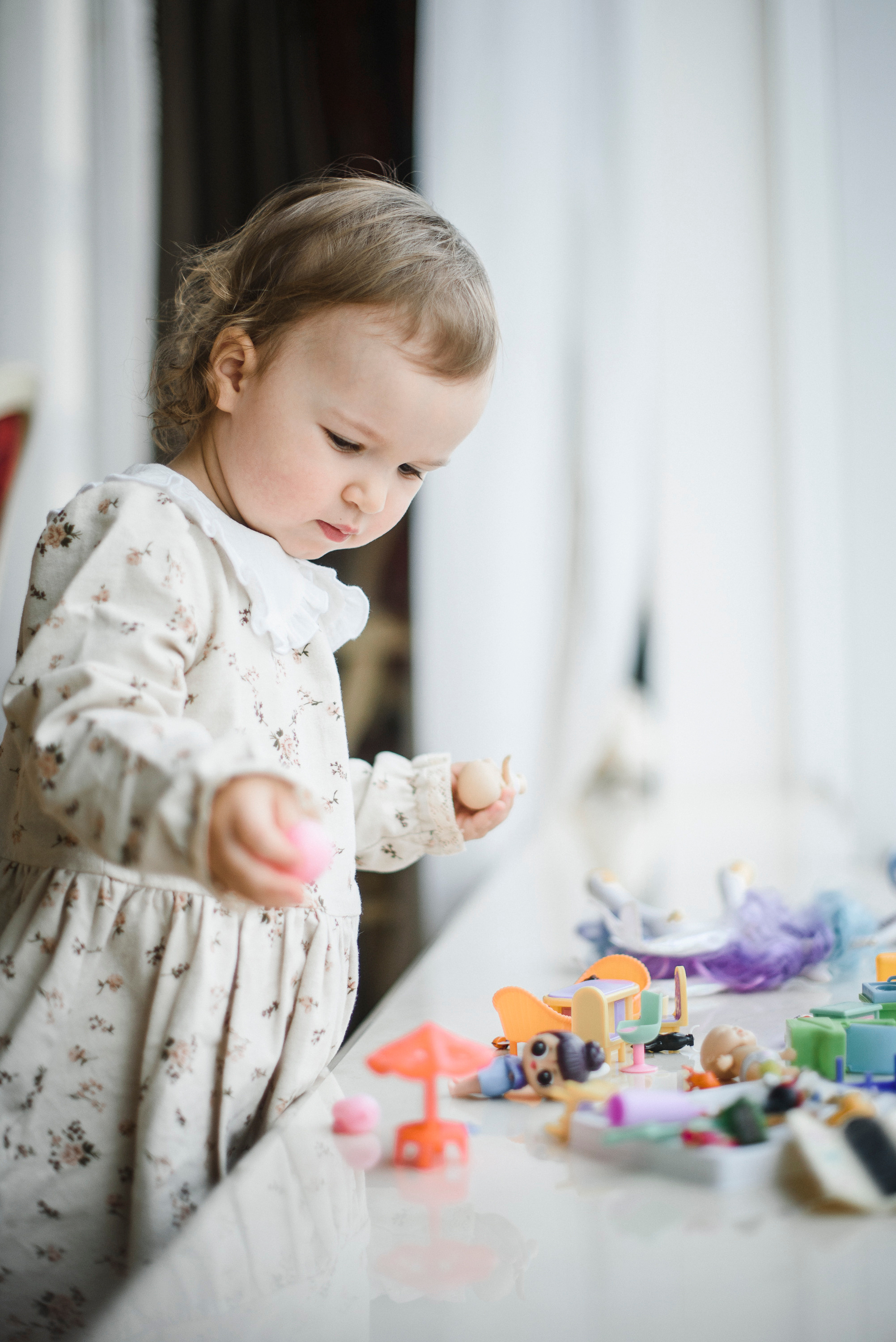 День рождения Тани, 2 года. Фотограф Денис Неместо, портрет, репортаж