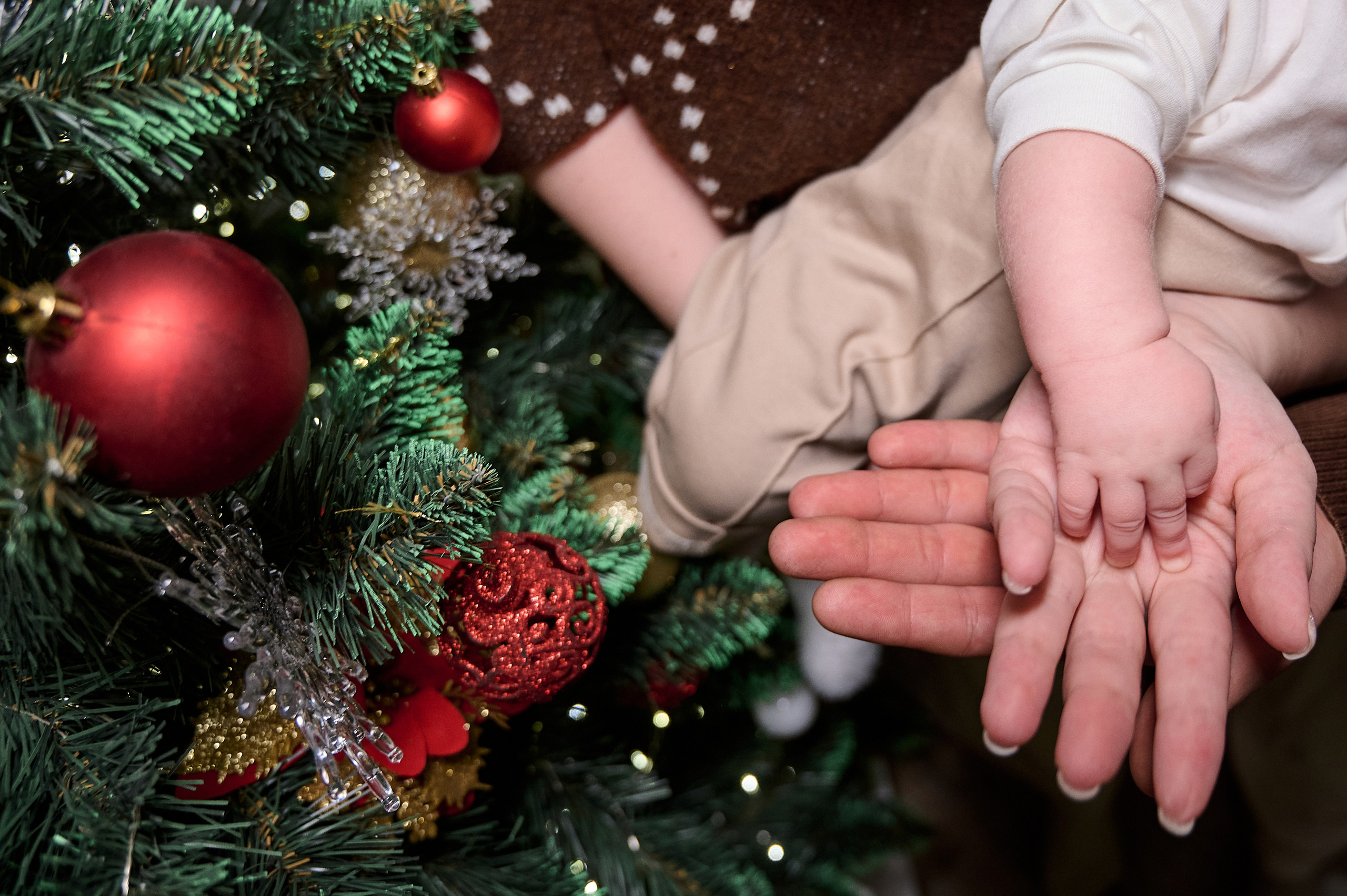 Новогодняя семейная фотосессия в Новокузнецке — семья Фетисовых