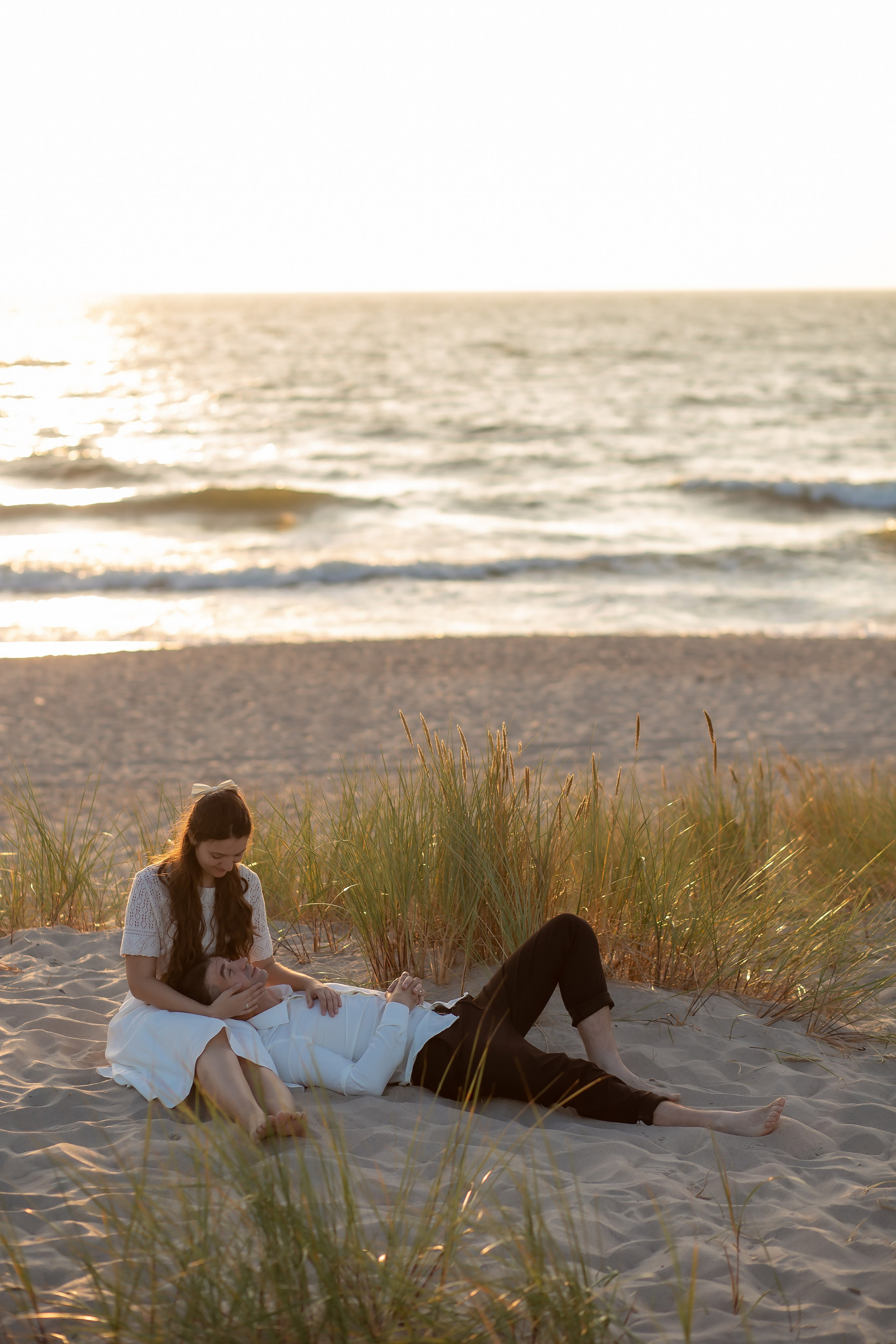 Ирина и Данил. Закат. Фотограф в Калининграде Решетникова Алина