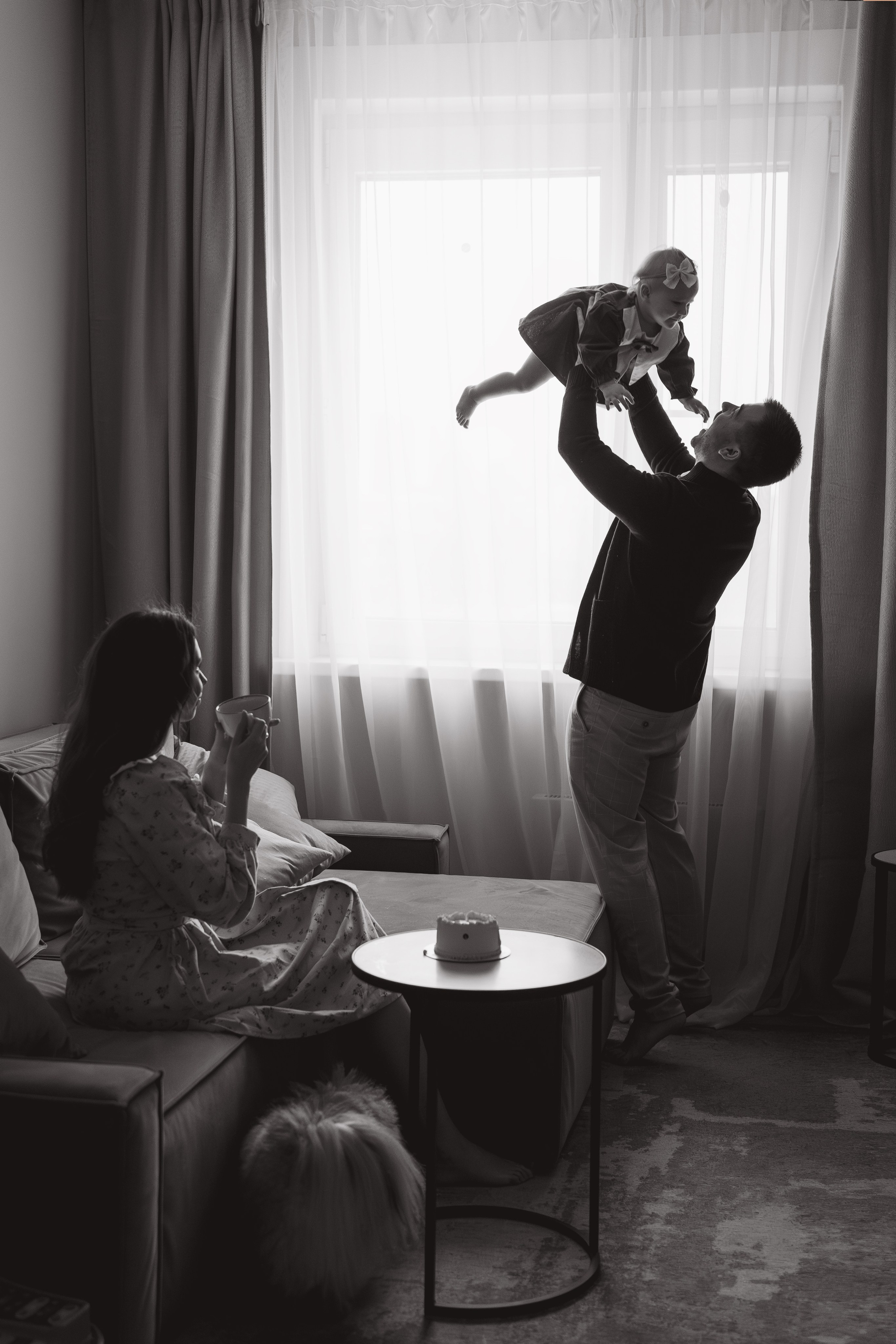 Первый день рождения. Семейный фотограф Москва. Фотограф беременности и материнства Москва