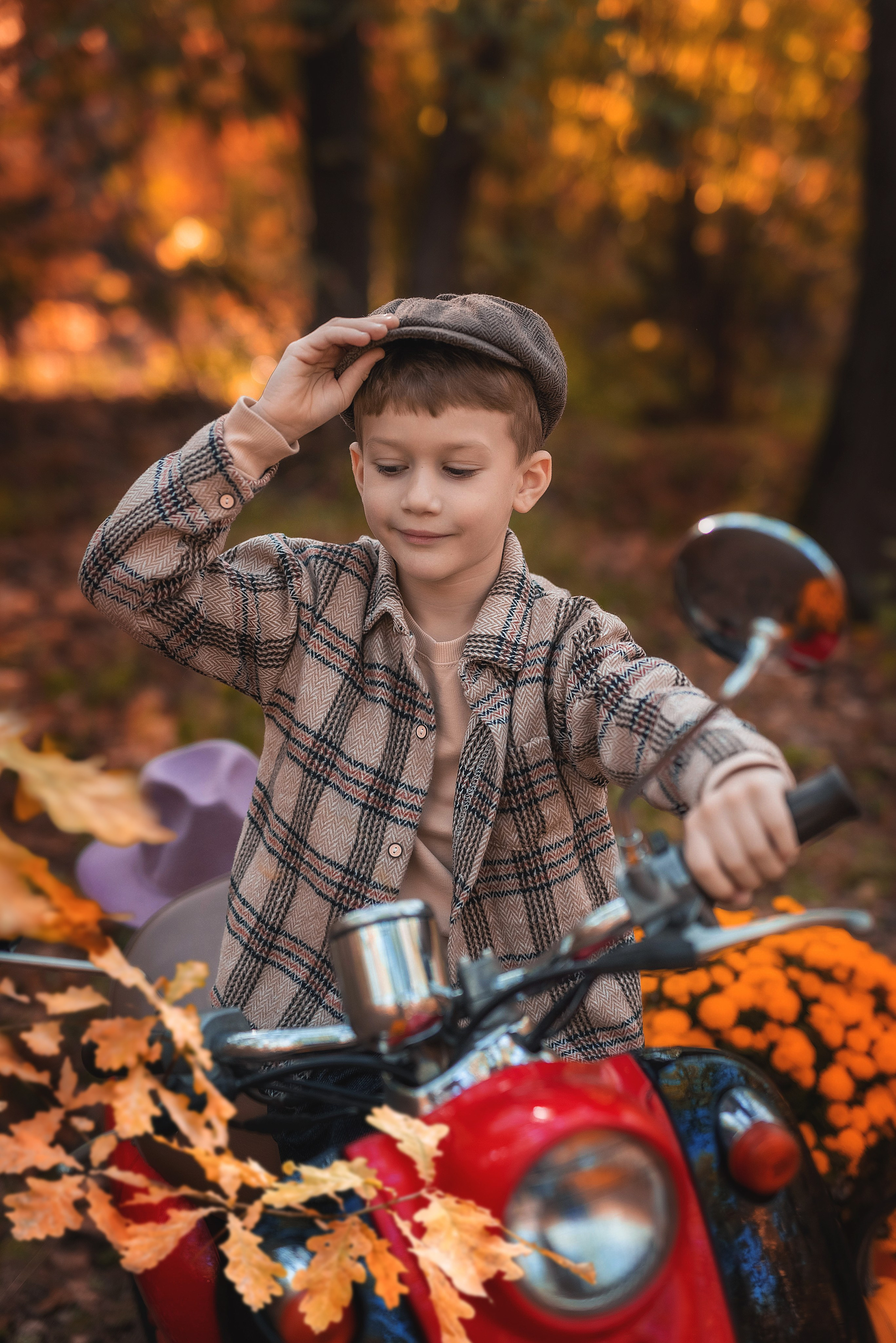 Осенняя фотосессия в лесу. Семейный, детский фотограф в Воронеже Анна Никитина