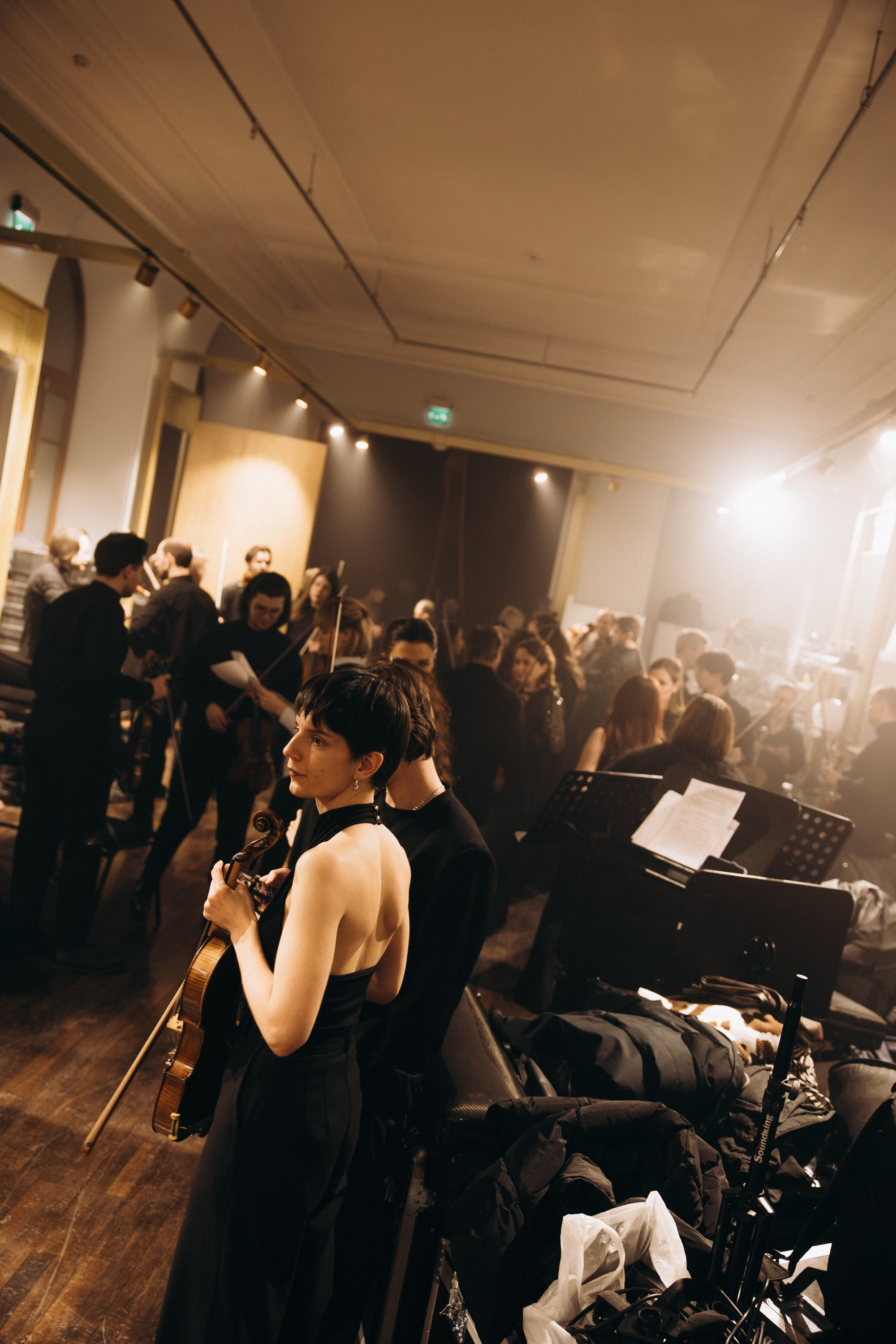 Концерт музыки композитора-резидента Алексея Ретинского «Dom Radio». Репортажный фотограф в Санкт-Петербурге Александр Паклин