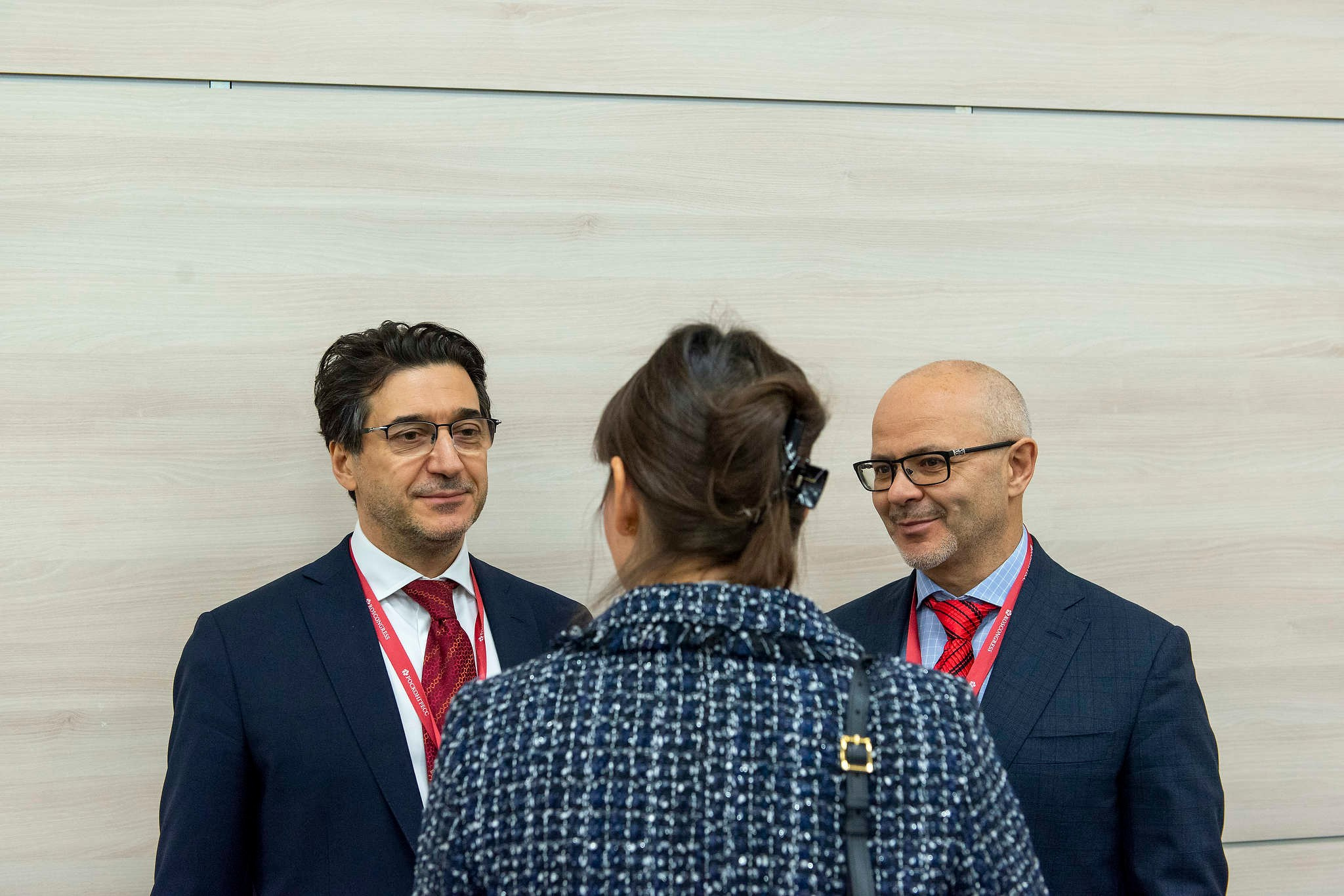 На международном инвестиционном форуме в Сочи в 2019 году. Съемка компании Росконгресс.