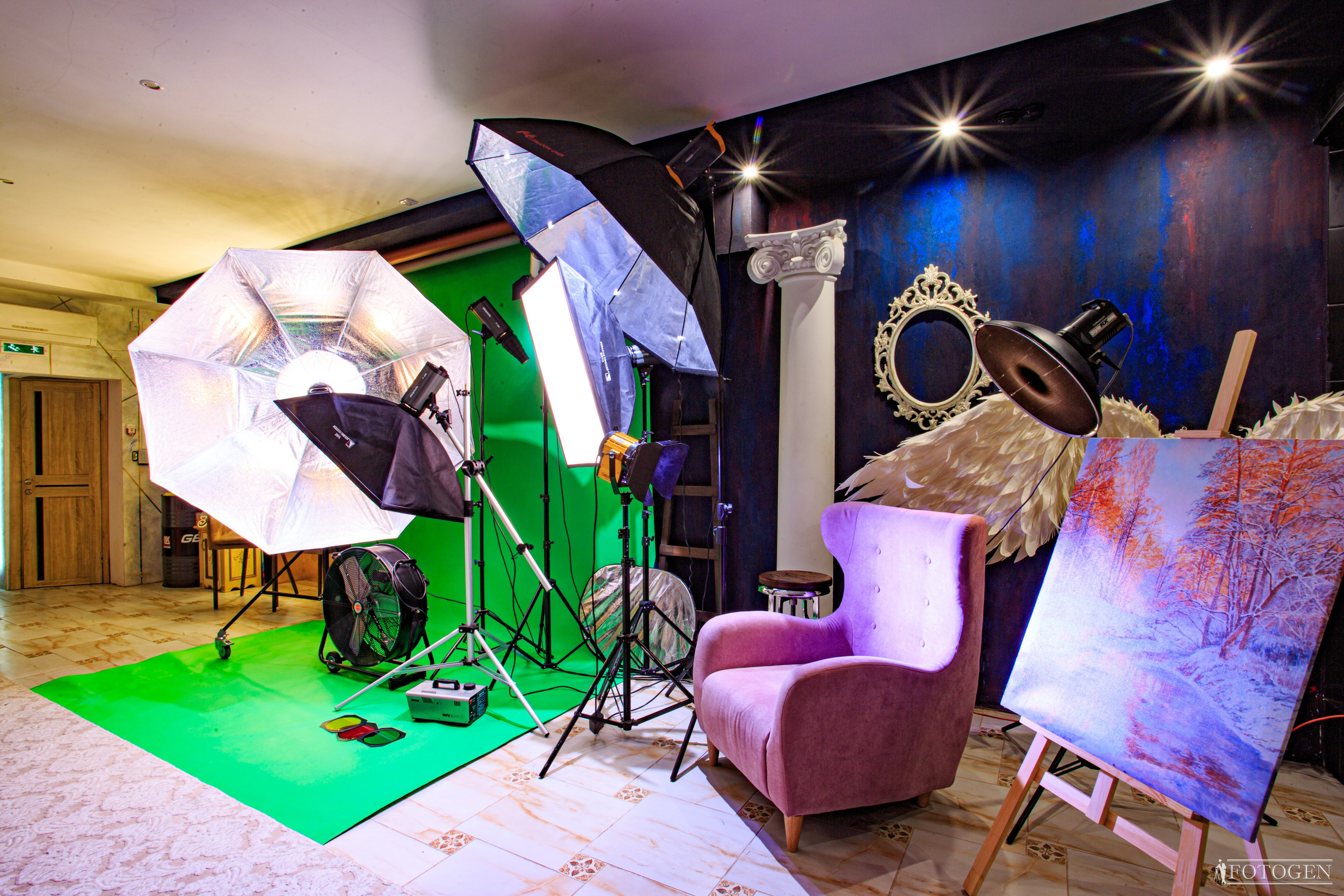 Интерьерные локации FOTOGEN: 7 уникальных фотозон для вашей фотосессии. Интерьерная фотостудия FOTOGEN г. Краснодар