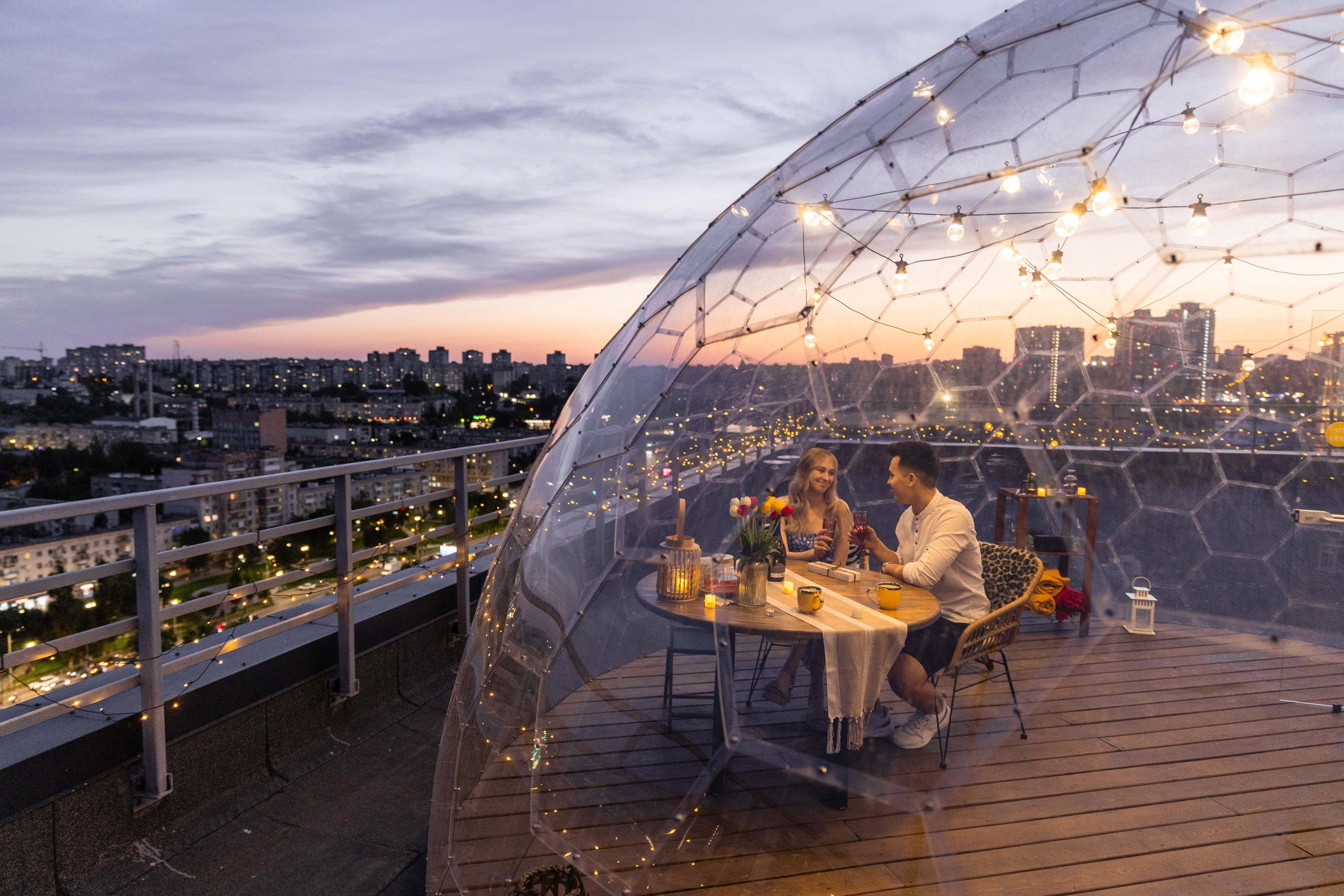 Свидание на крыше. Фотограф Вадим Казусь