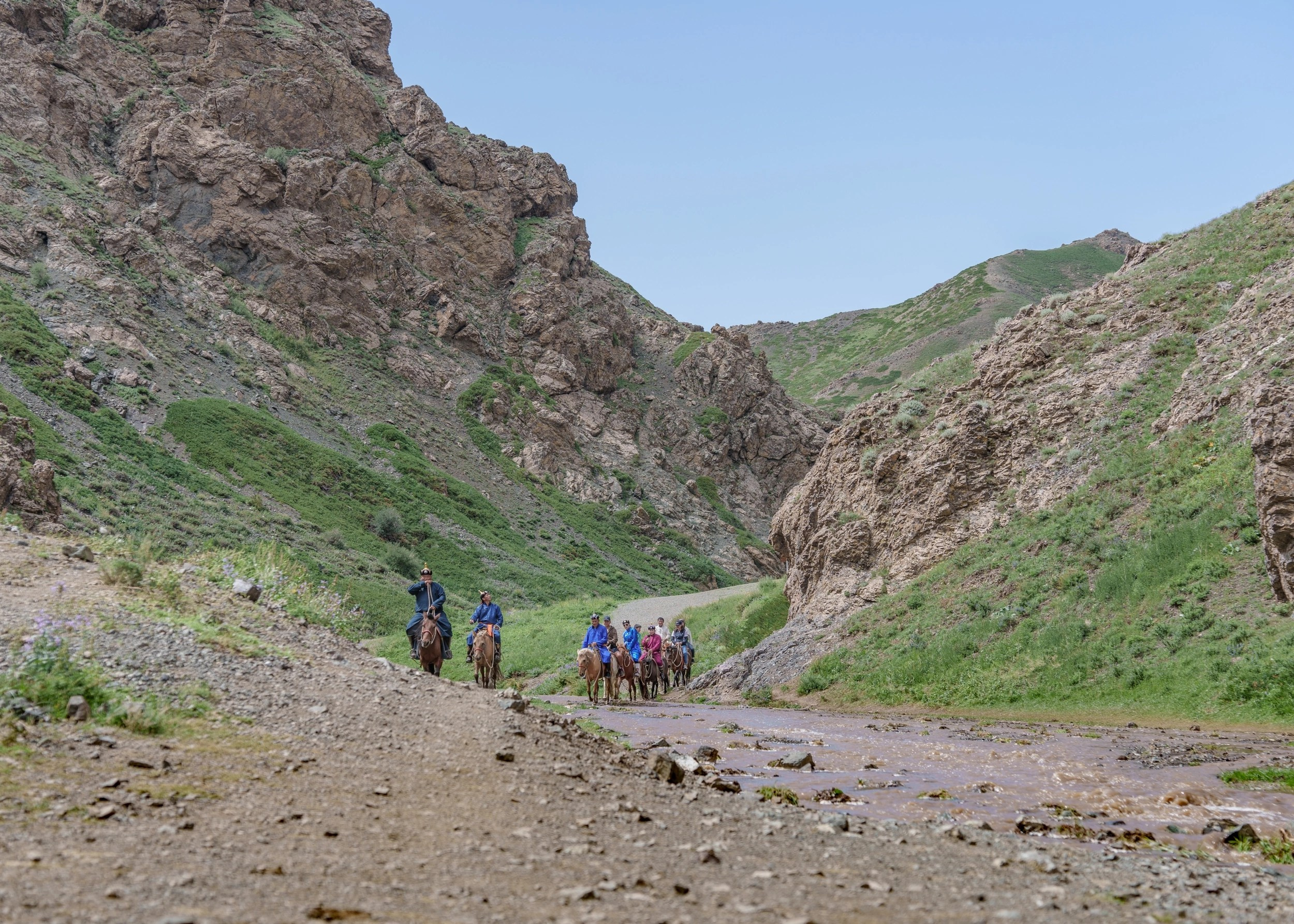 Монгольские всадники, Mongolian Horsemen