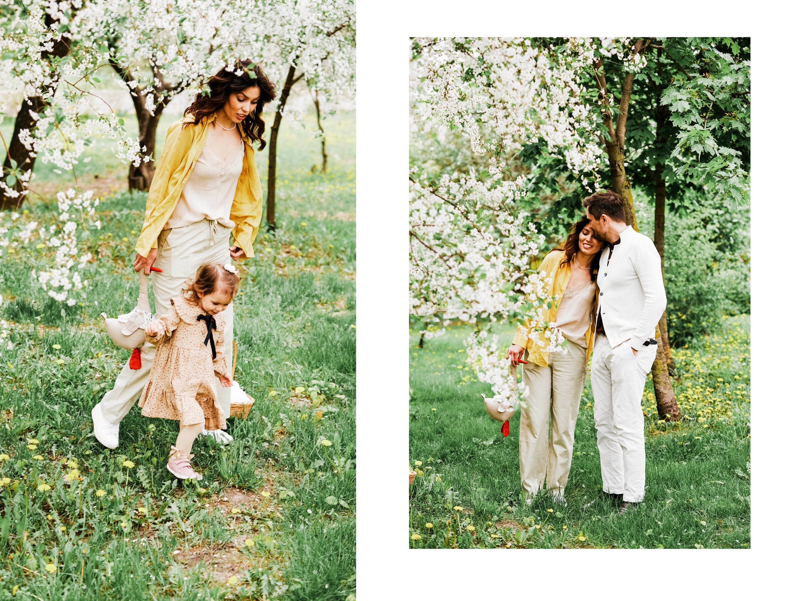 Цветущие яблони для Лили. Детский семейный фотограф в Москве Светлана Микадзе