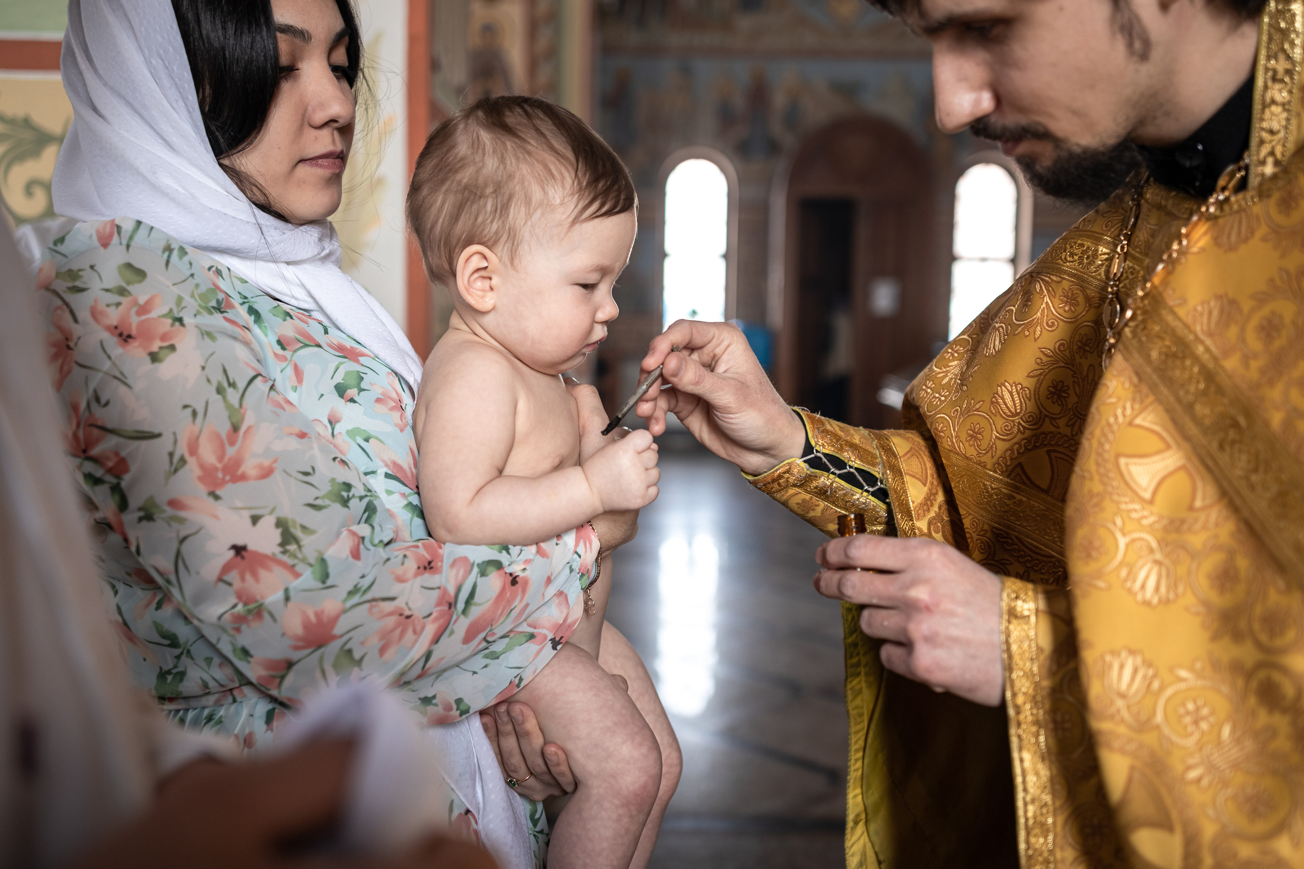 Таинство крещения Каролины. Фотограф на крещение и венчание в Самаре и Тольятти Елена Арди