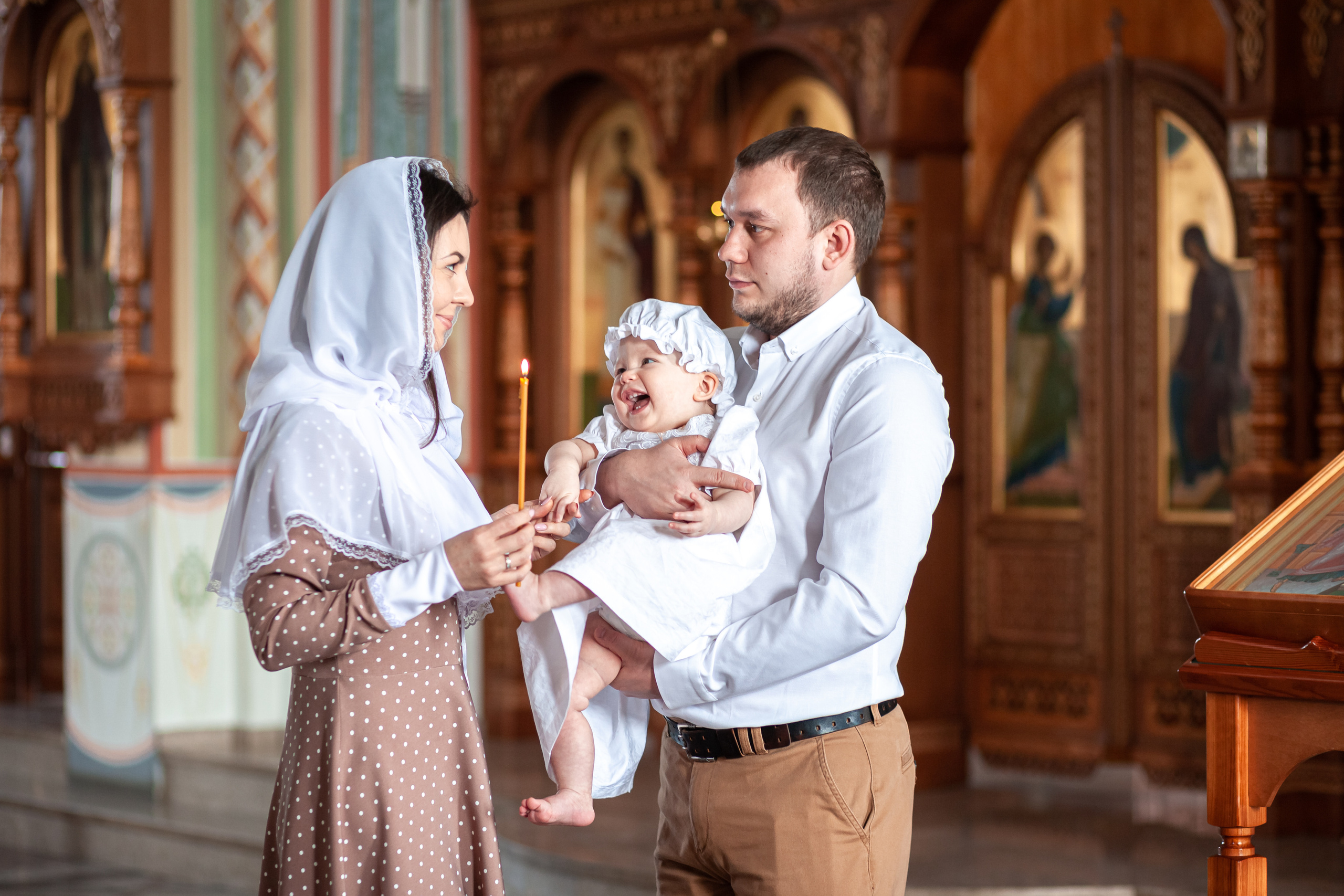 Таинство крещения Каролины. Фотограф на крещение и венчание в Самаре и Тольятти Елена Арди