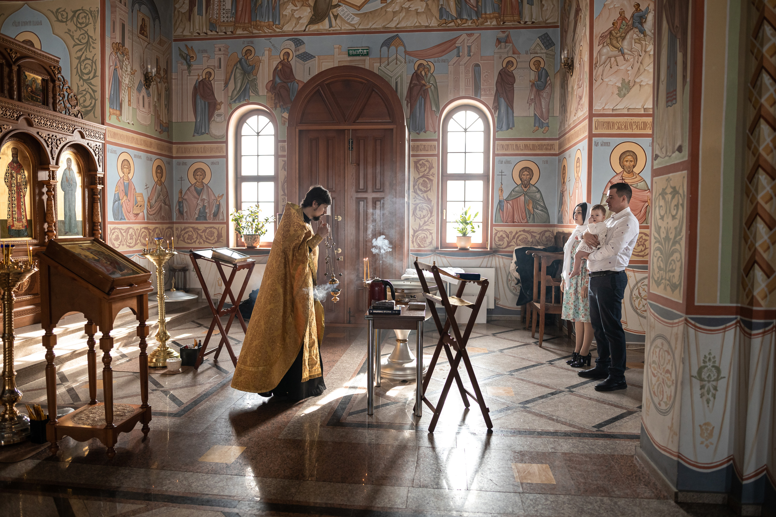 Таинство крещения Каролины. Фотограф на крещение и венчание в Самаре и Тольятти Елена Арди