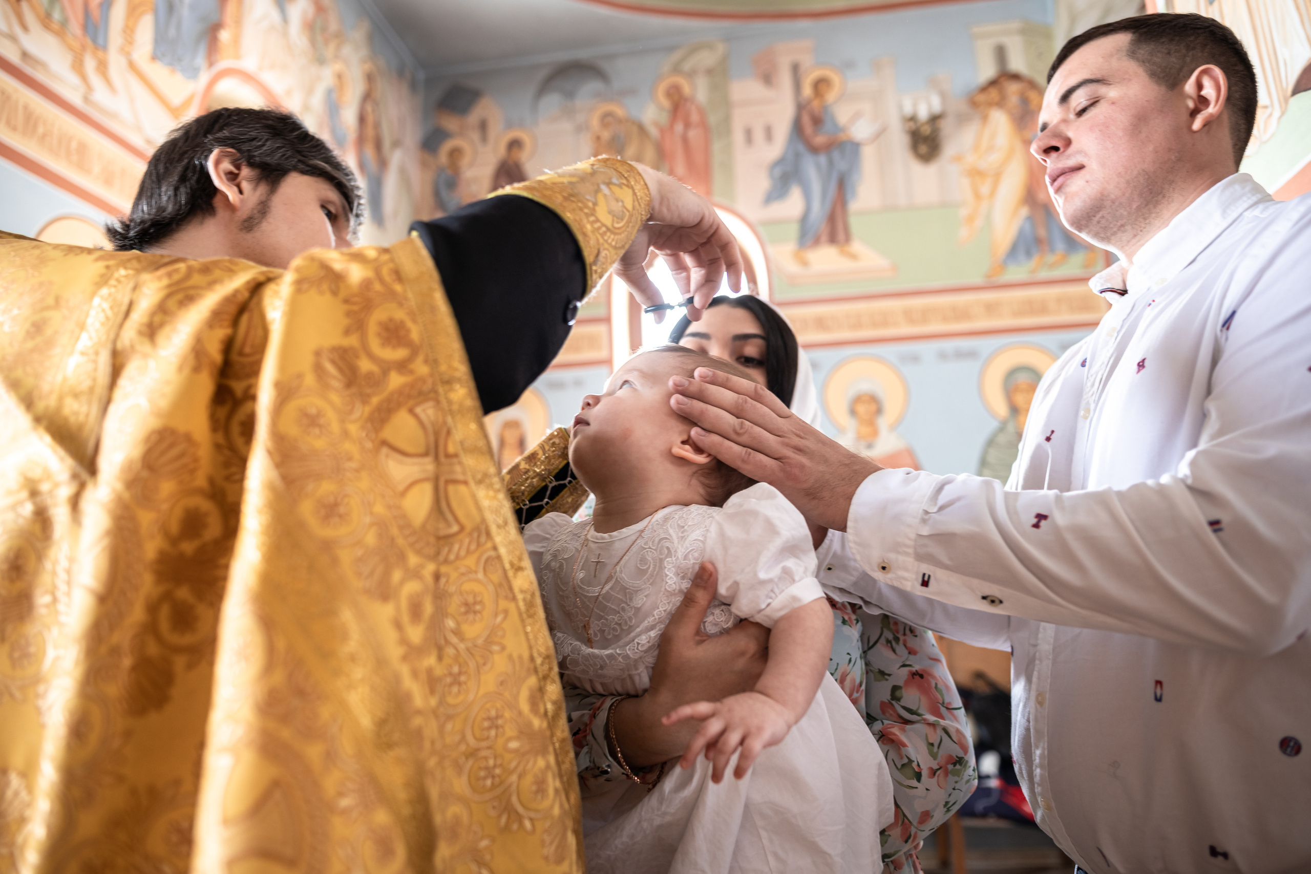 Таинство крещения Каролины. Фотограф на крещение и венчание в Самаре и Тольятти Елена Арди