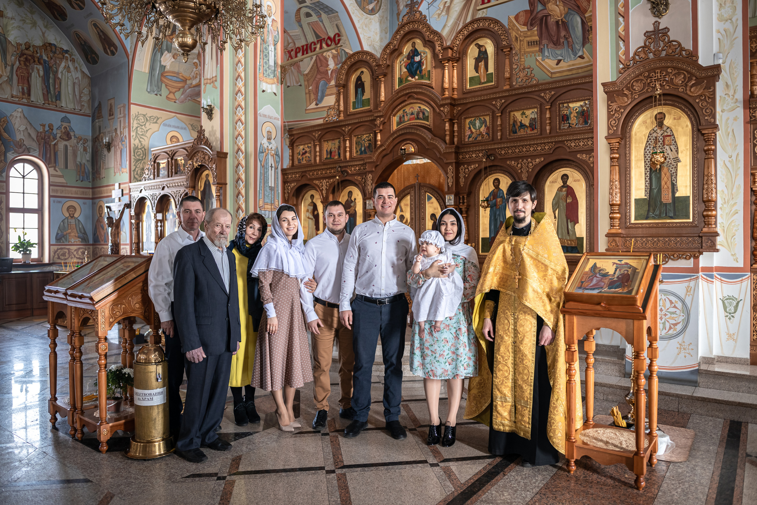 Таинство крещения Каролины. Фотограф на крещение и венчание в Самаре и Тольятти Елена Арди