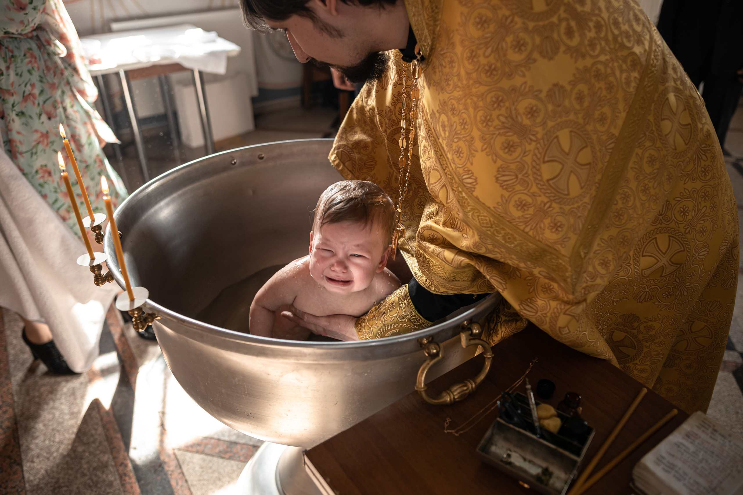 Таинство крещения Каролины. Фотограф на крещение и венчание в Самаре и Тольятти Елена Арди