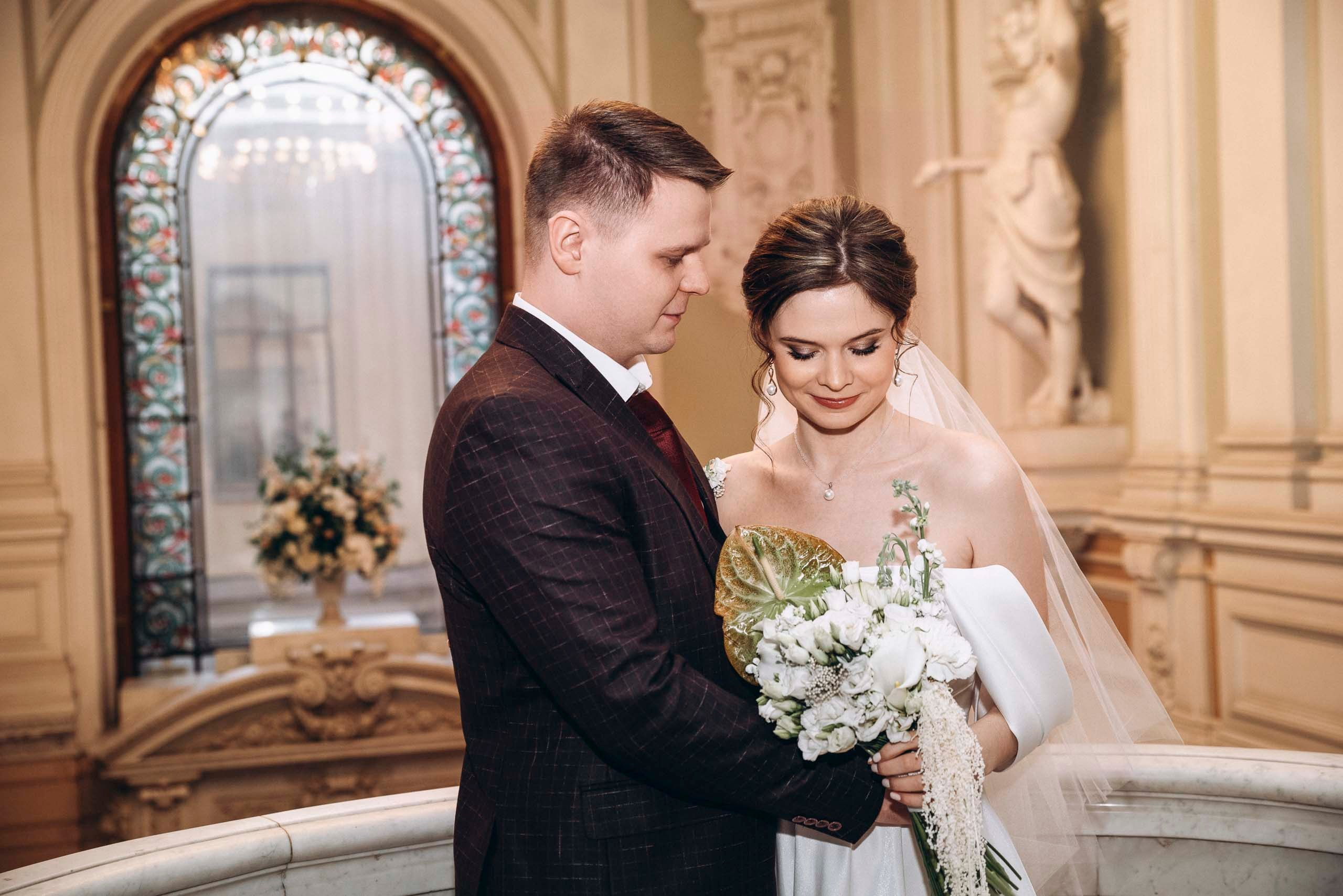 Свадебная серия фотографий в Санкт Петербурге Анастасии и Максима