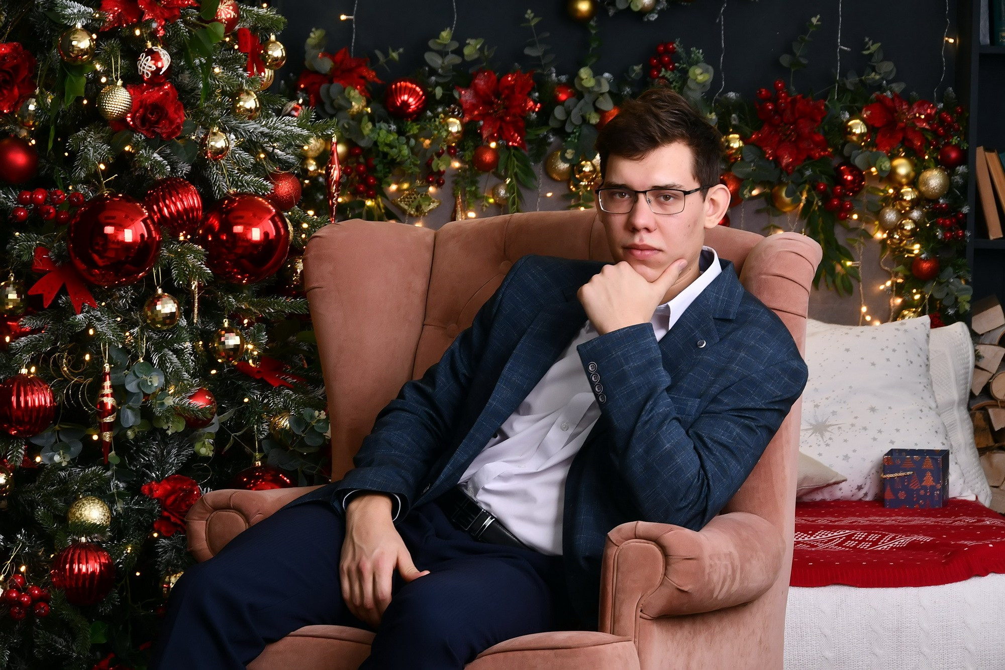 В студии. Семья. Репортажный и детский фотограф в Новосибирске