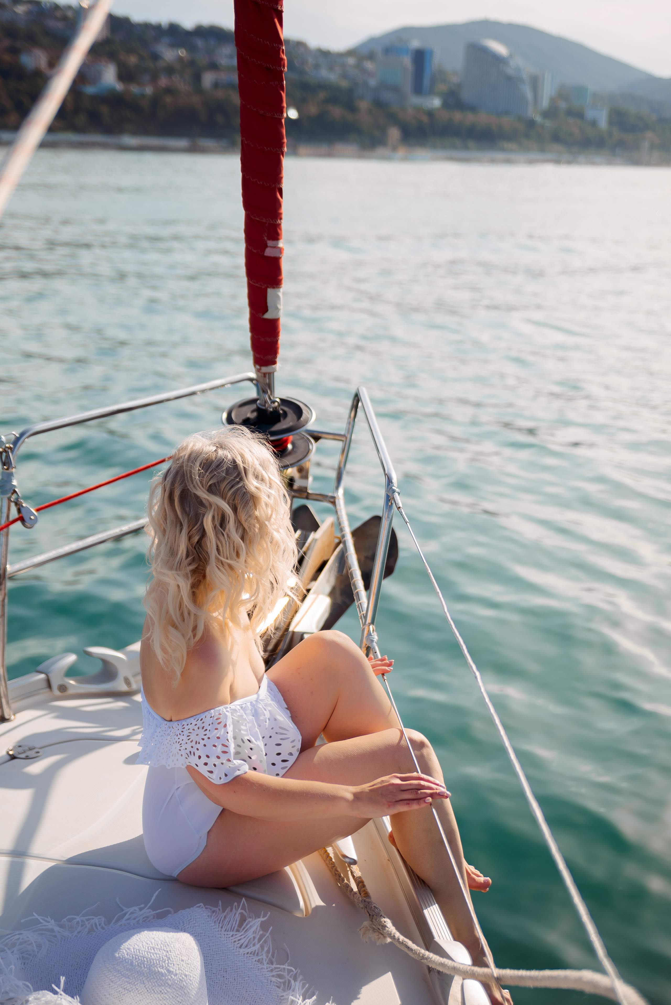 На яхте. Семейный и женский фотограф Лоо Краснодар Сочи Энем Татьяна Трибурт
