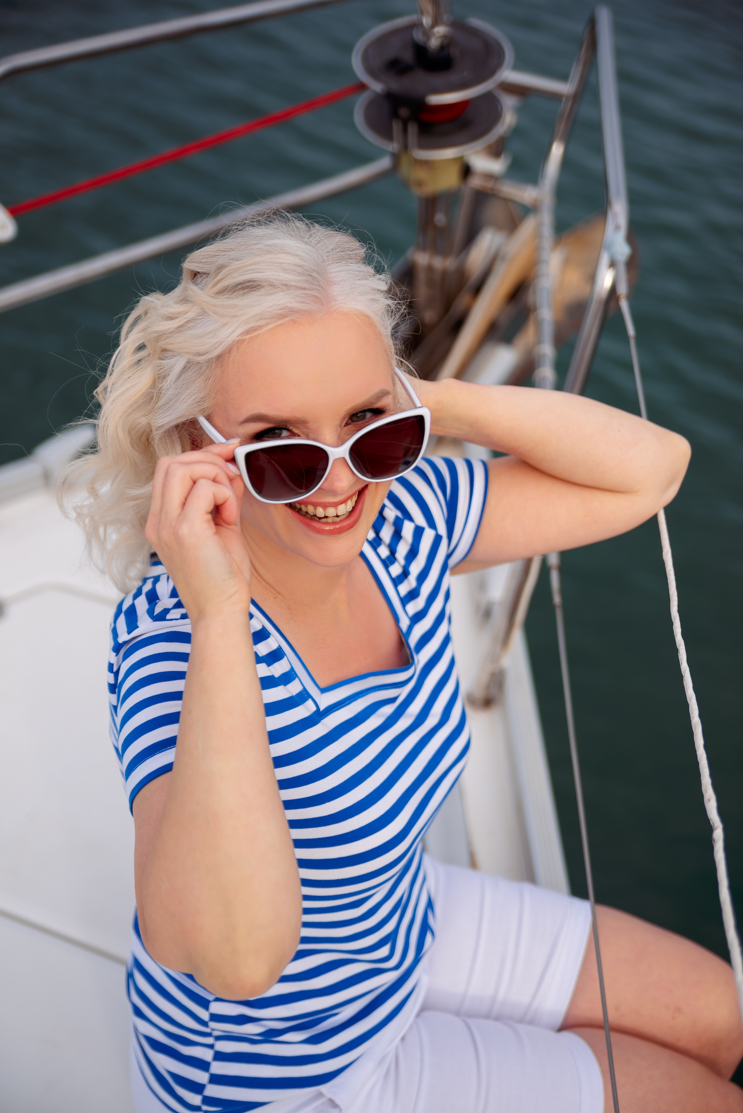 На яхте. Семейный и женский фотограф Лоо Краснодар Сочи Энем Татьяна Трибурт