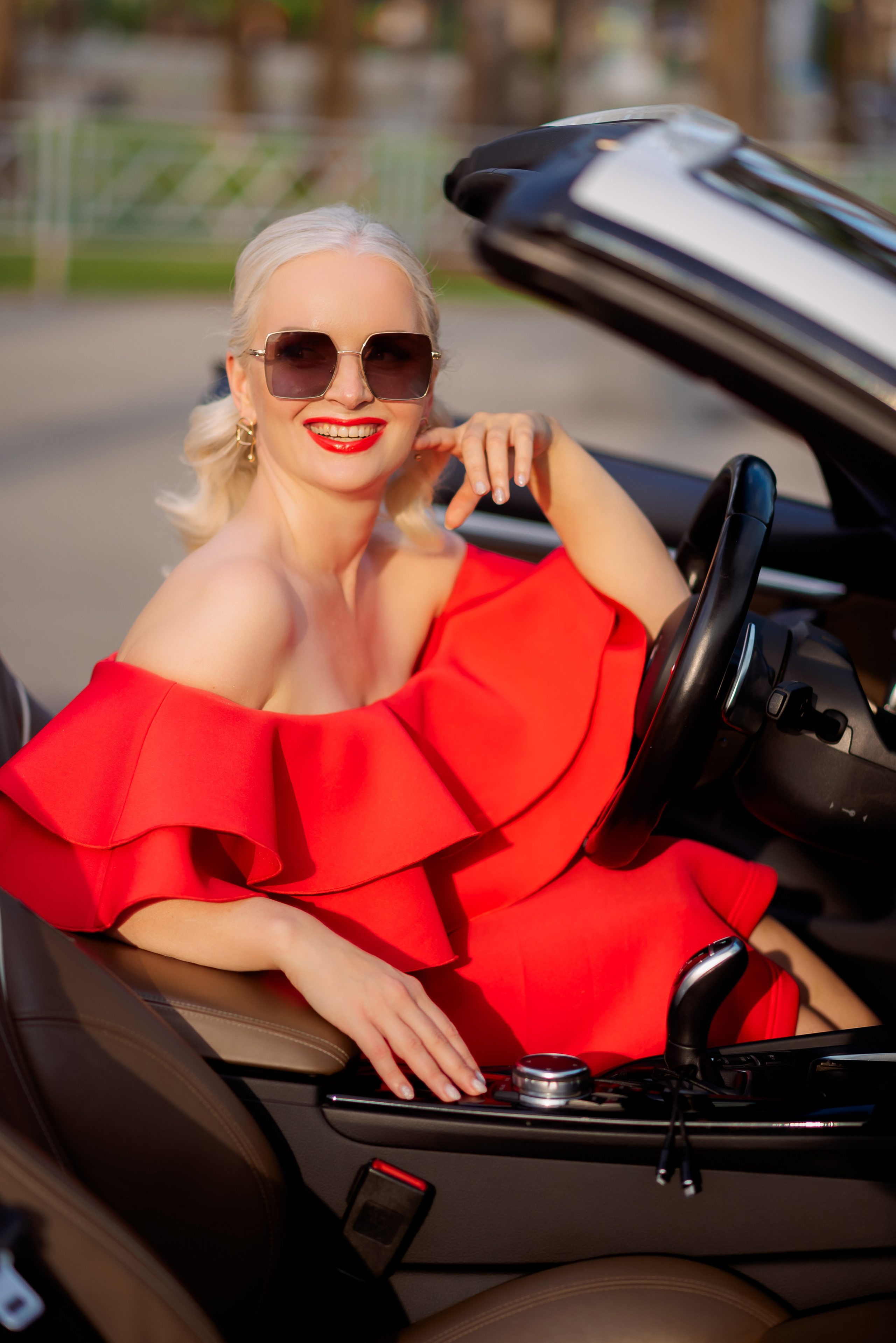 Фотосет с BMW. Семейный и женский фотограф Лоо Краснодар Сочи Энем Татьяна Трибурт