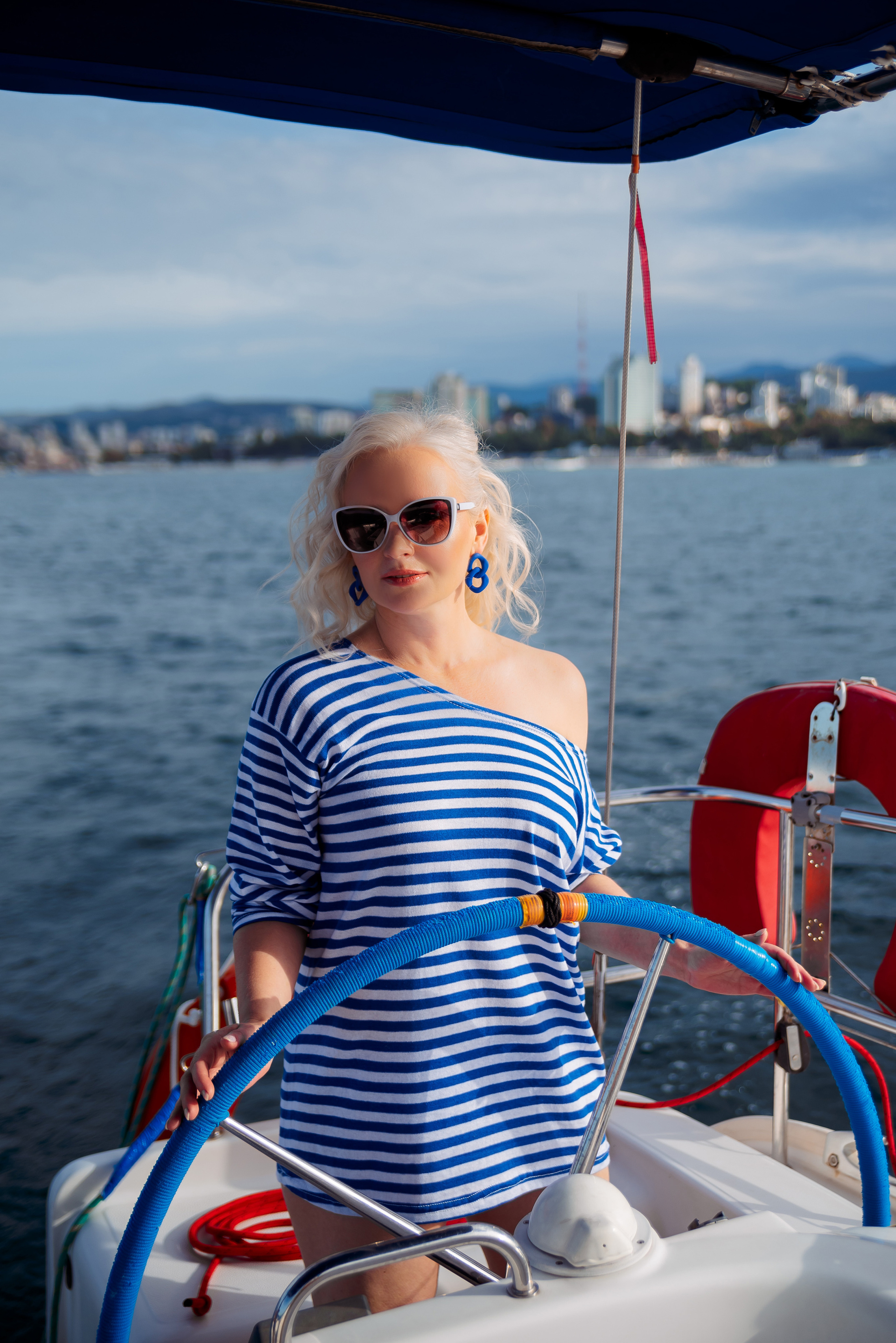 На яхте. Семейный и женский фотограф Лоо Краснодар Сочи Энем Татьяна Трибурт