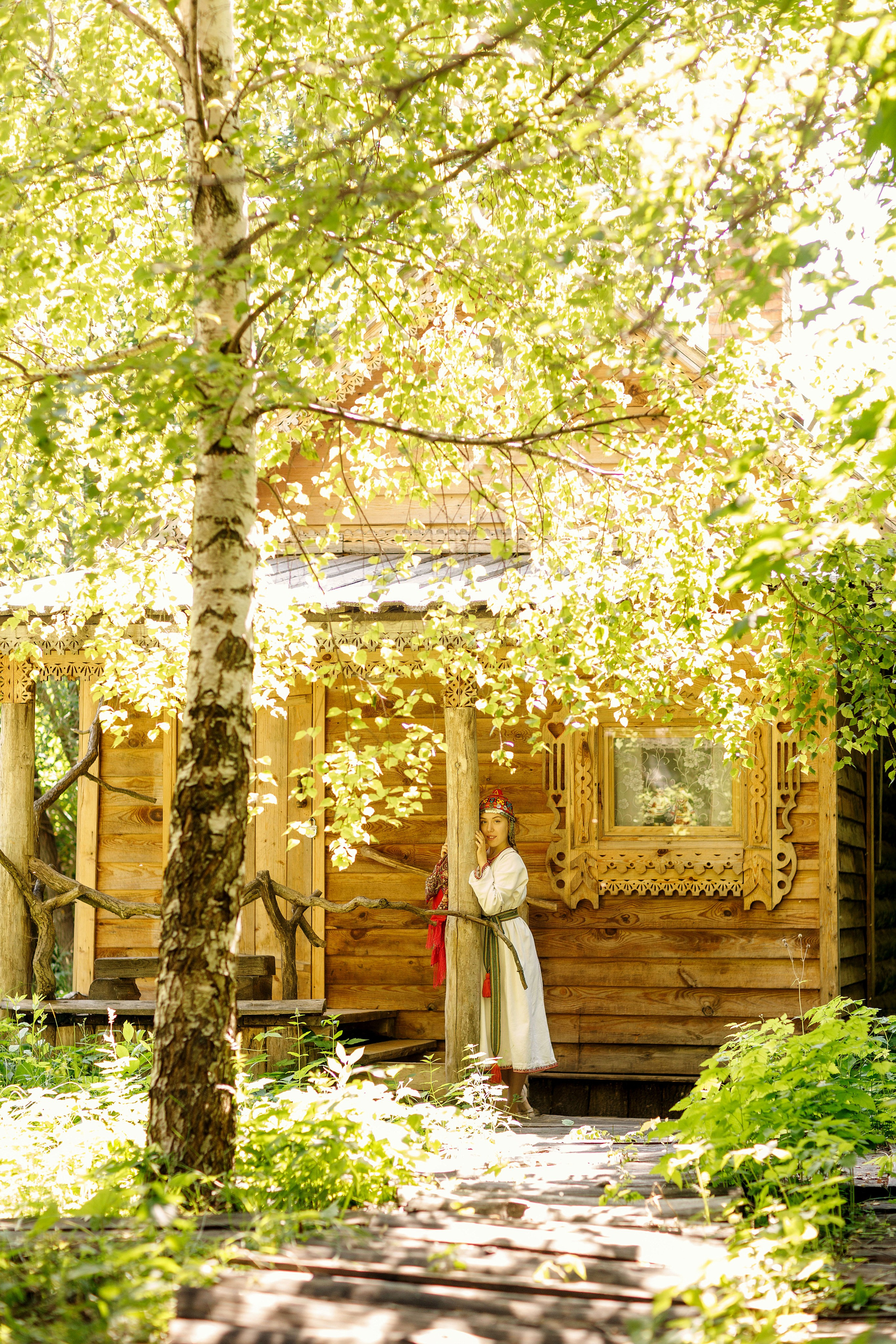 Фотосессия с Аней в этнокомплексе Ясна. Портретный и репортажный фотограф в Чебоксарах Андриян Чаркин