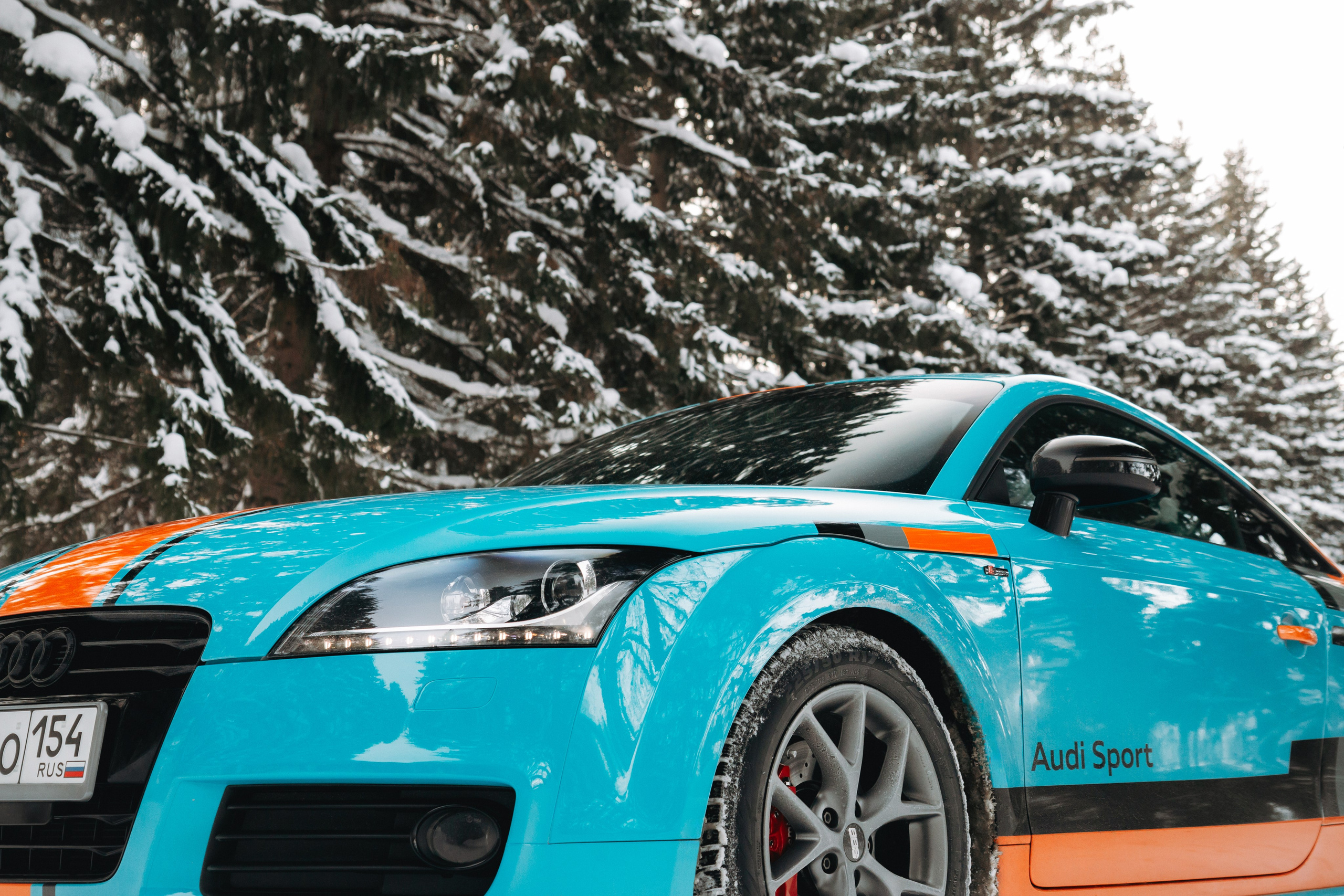 Audi TT shades of blue. Автомобильный фотограф и видеограф в Новосибирске|Александра Косухина