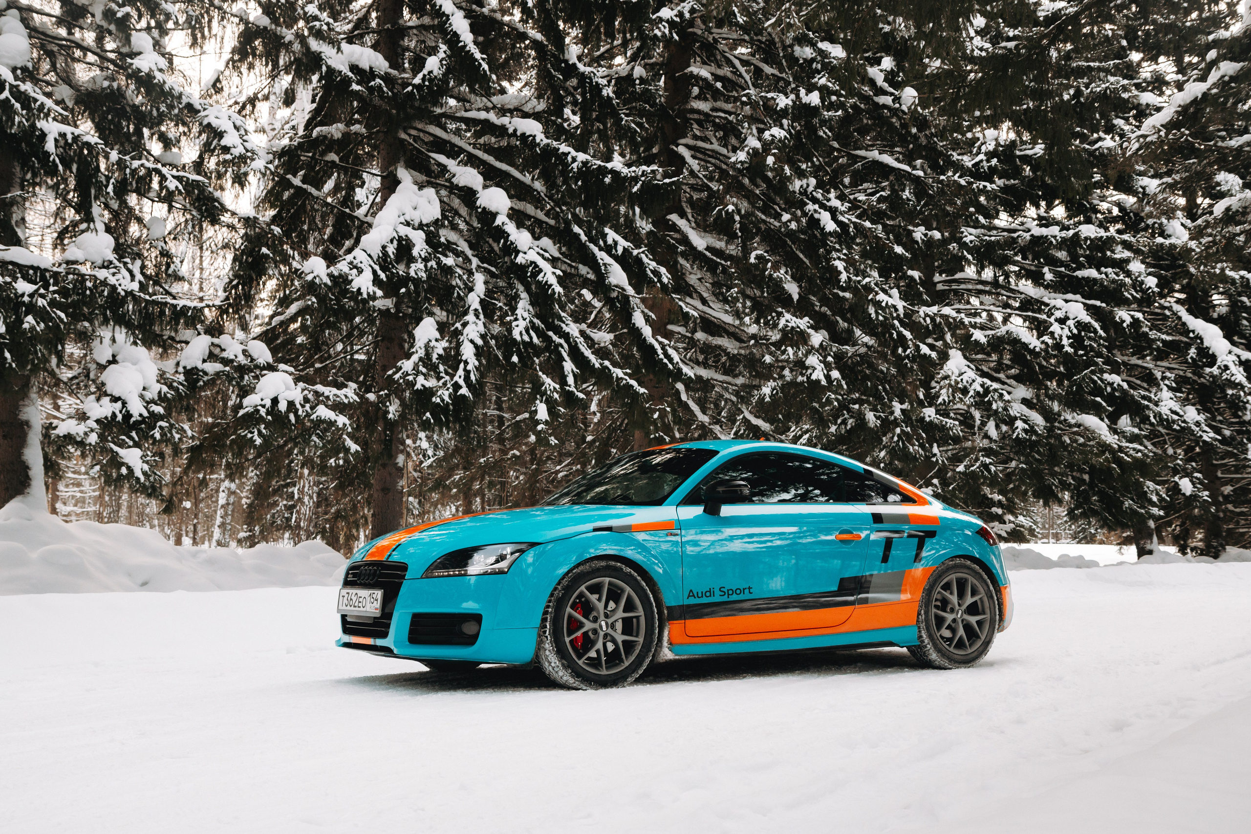 Audi TT shades of blue. Автомобильный фотограф и видеограф в Новосибирске|Александра Косухина