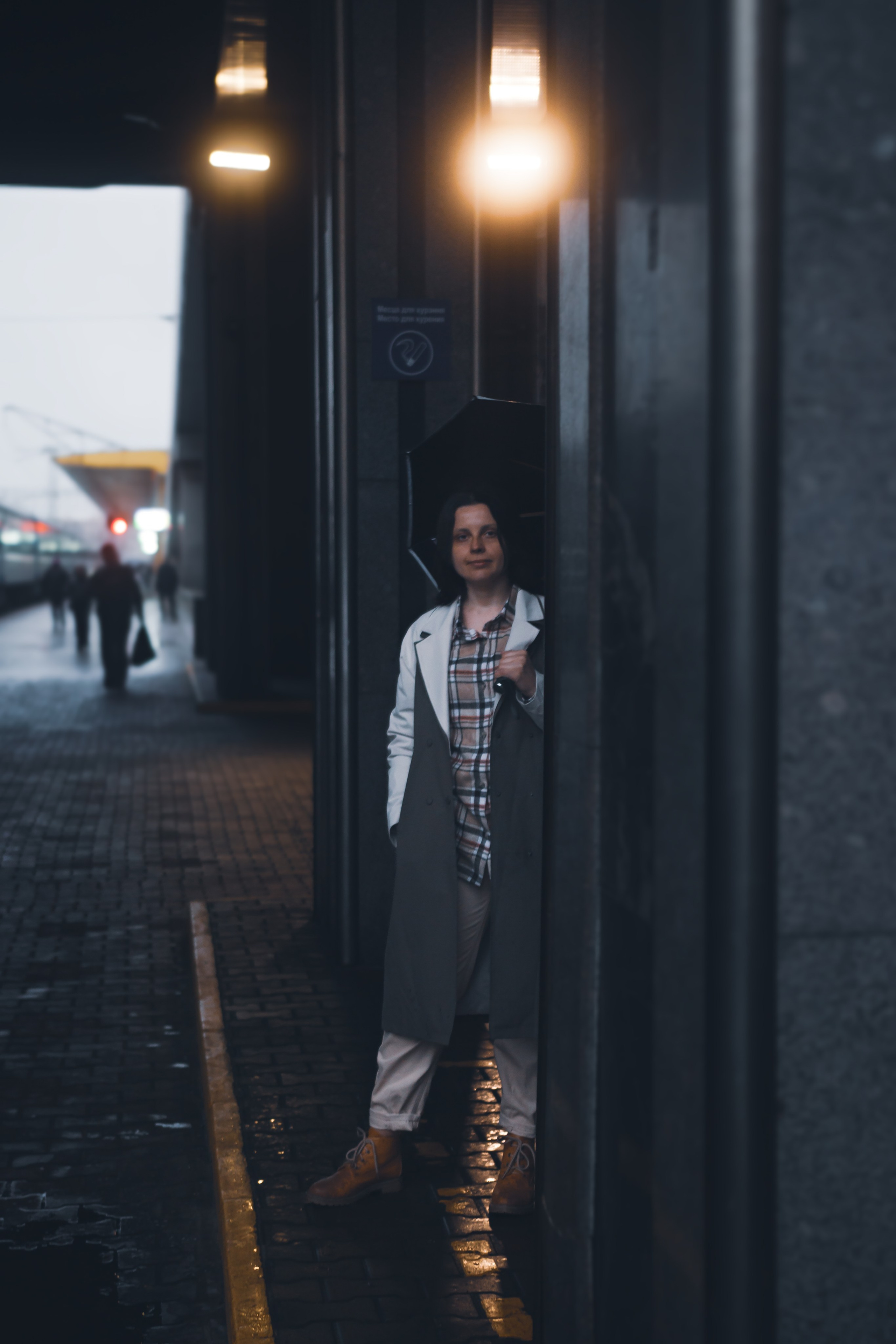 Фотосессия на вокзале