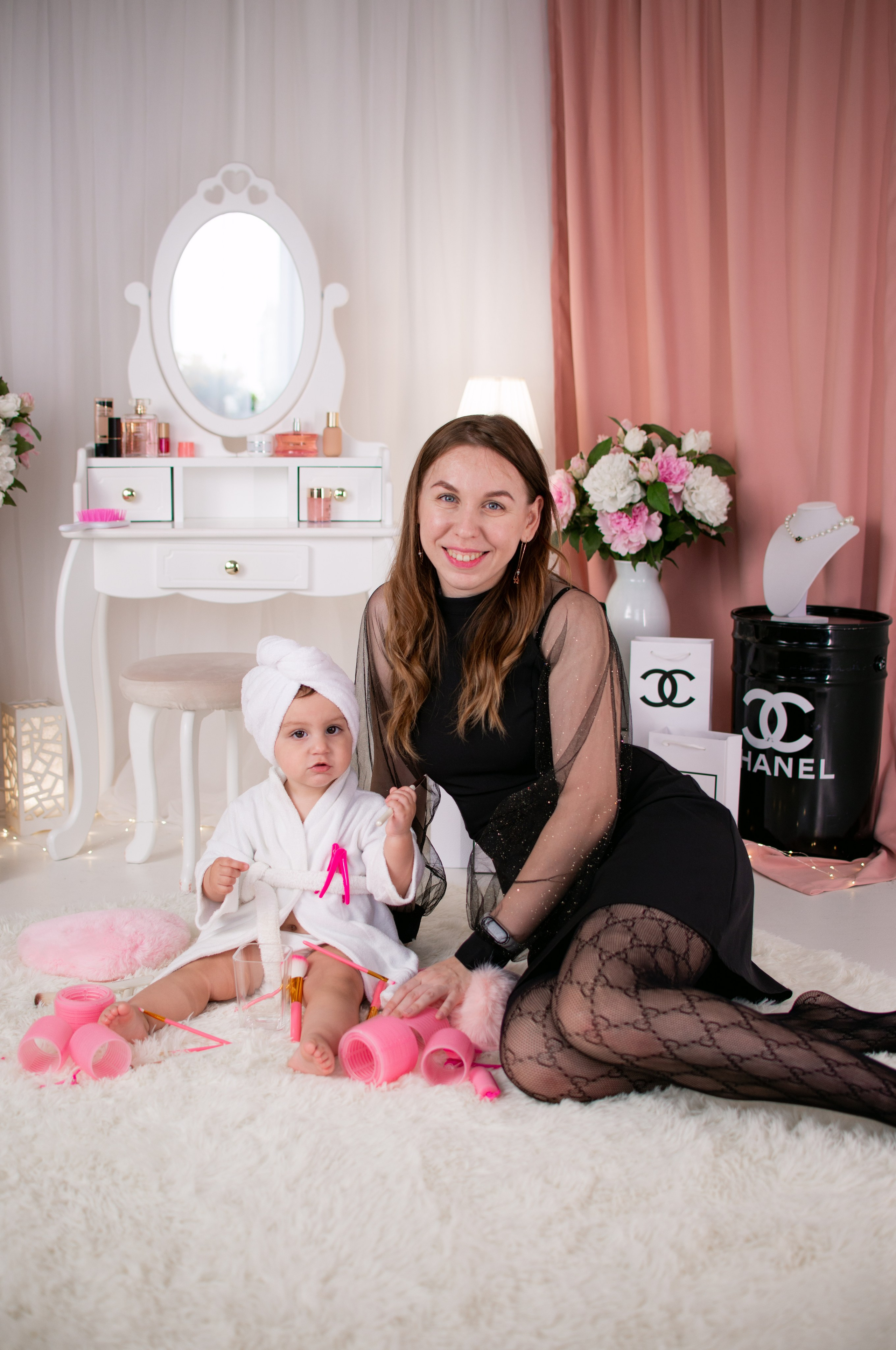 Анонс первых кадров с фотопроекта «Шанель» для Эмилии. Фотограф новорожденных Краснодар Малышенко Надежда