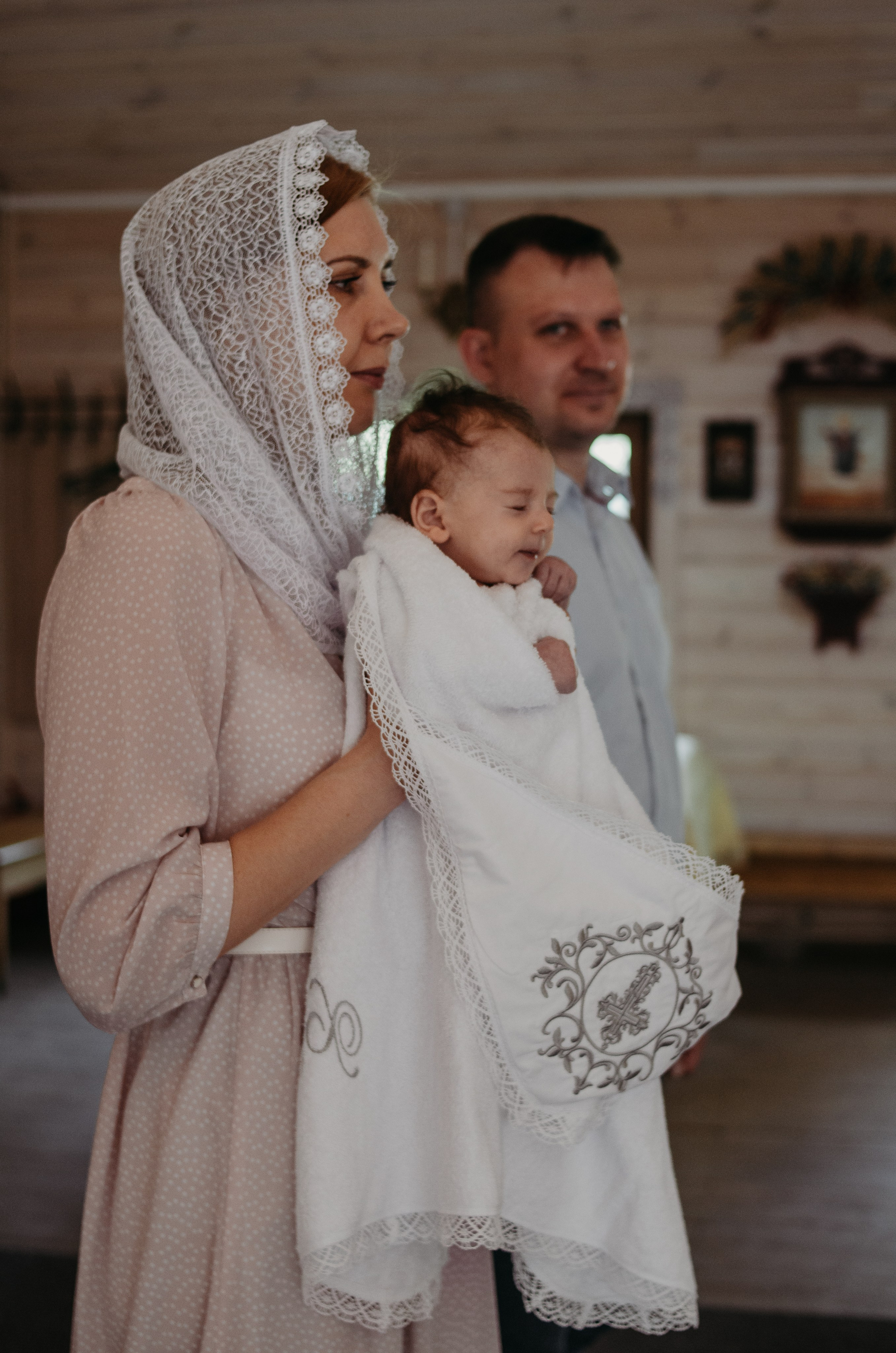 Таинство крещения Лея. Семейный фотограф Москва, Люберцы, Петрозаводск
