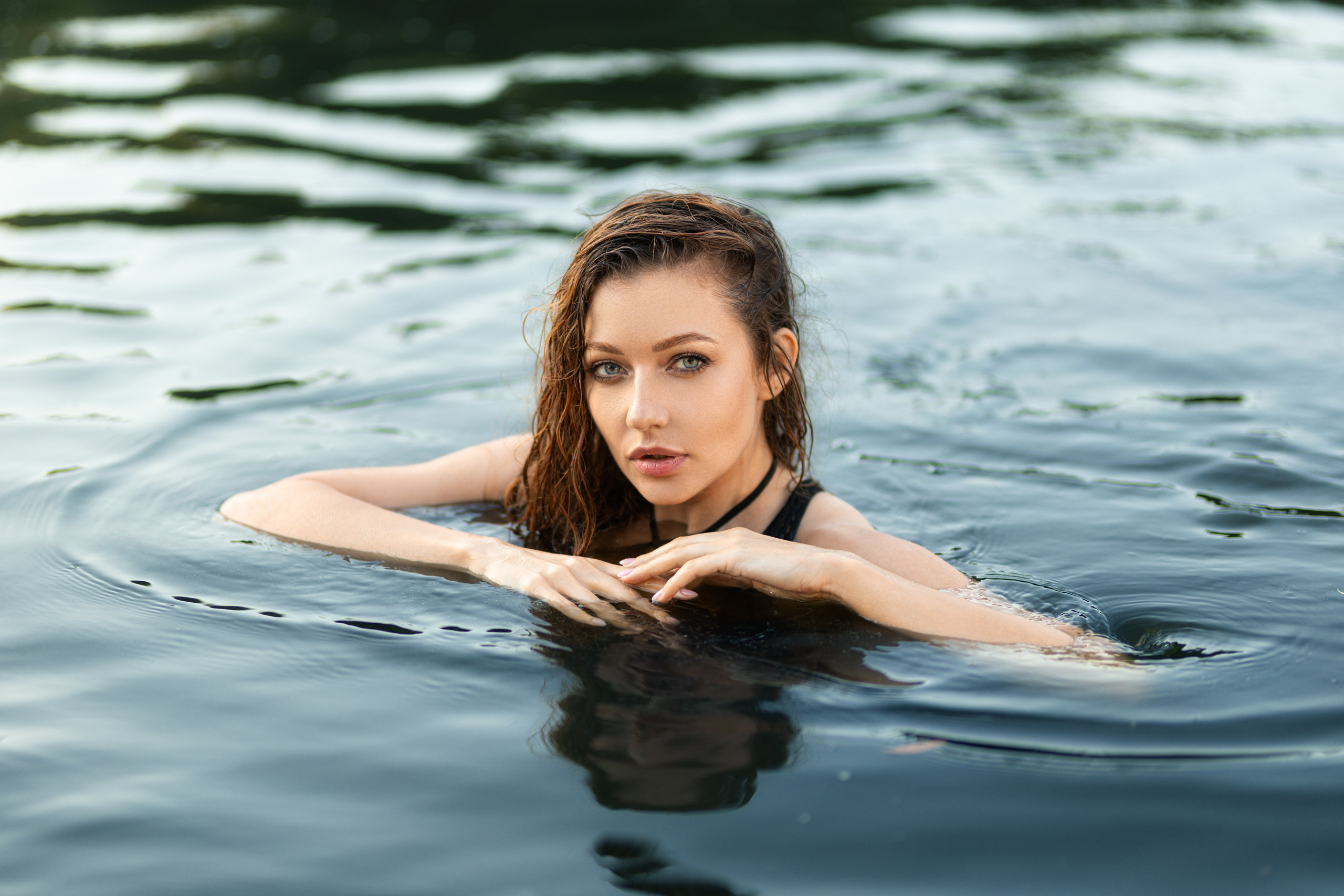 Съемка с Дианой у водоема на базе отдыха в формате для «себя». Дмитрий Шульгин, портретный фотограф в Воронеже