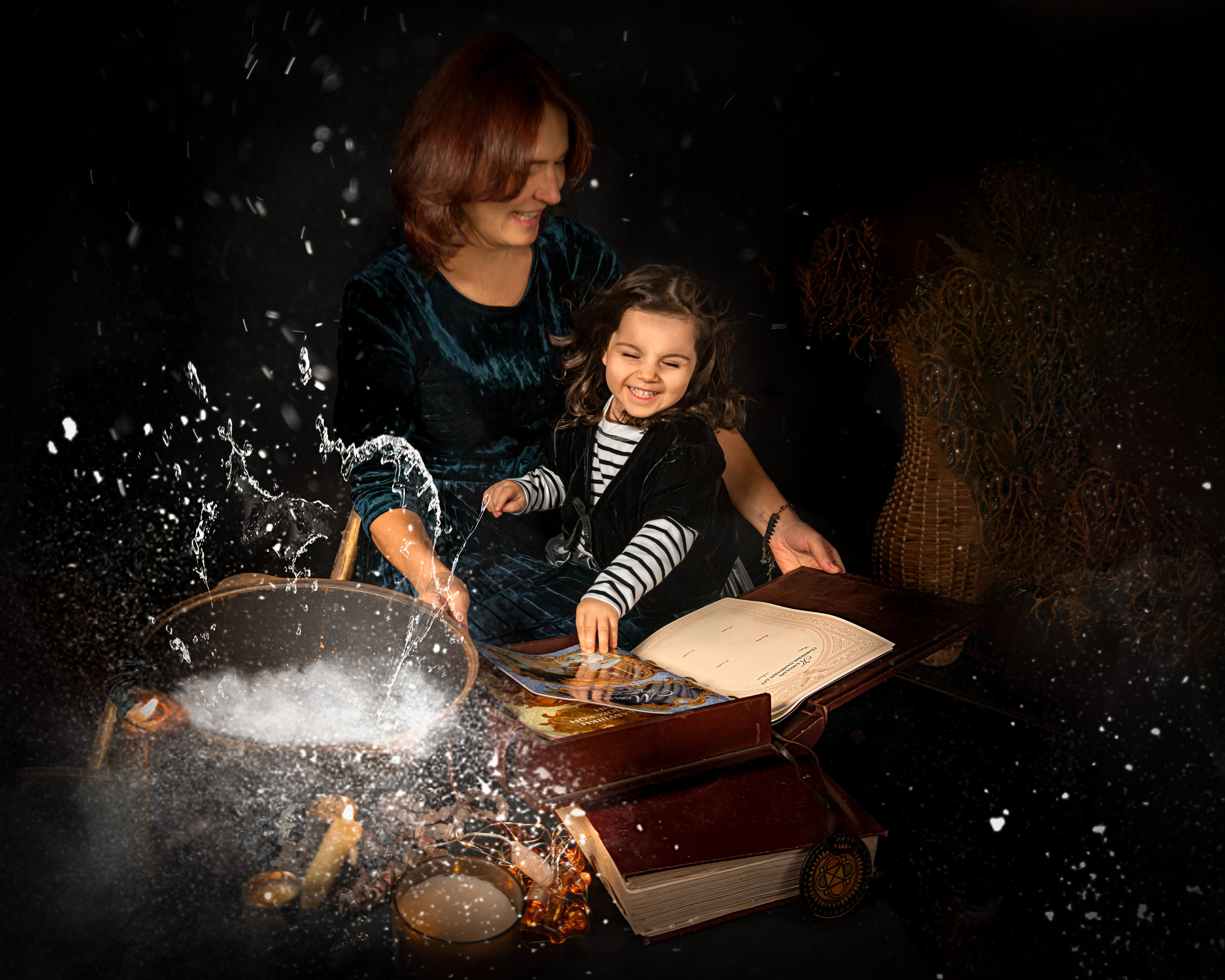 Добрые ведьмочки. Семейная история. Портретная, семейная съемка, репортаж. Москва. Куликова Татьяна