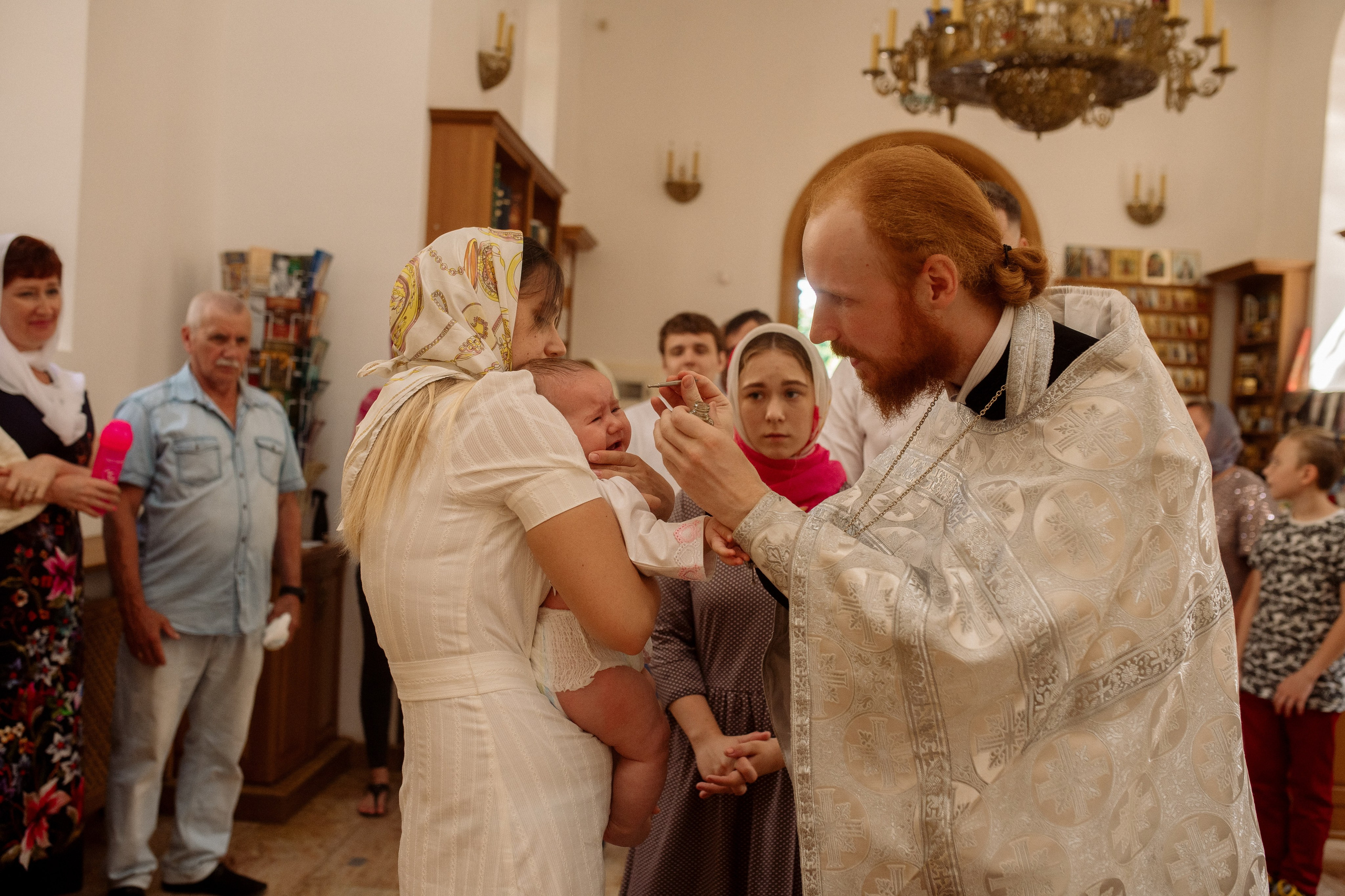 Крещение Сони. Фотограф Мария Стрелкова
