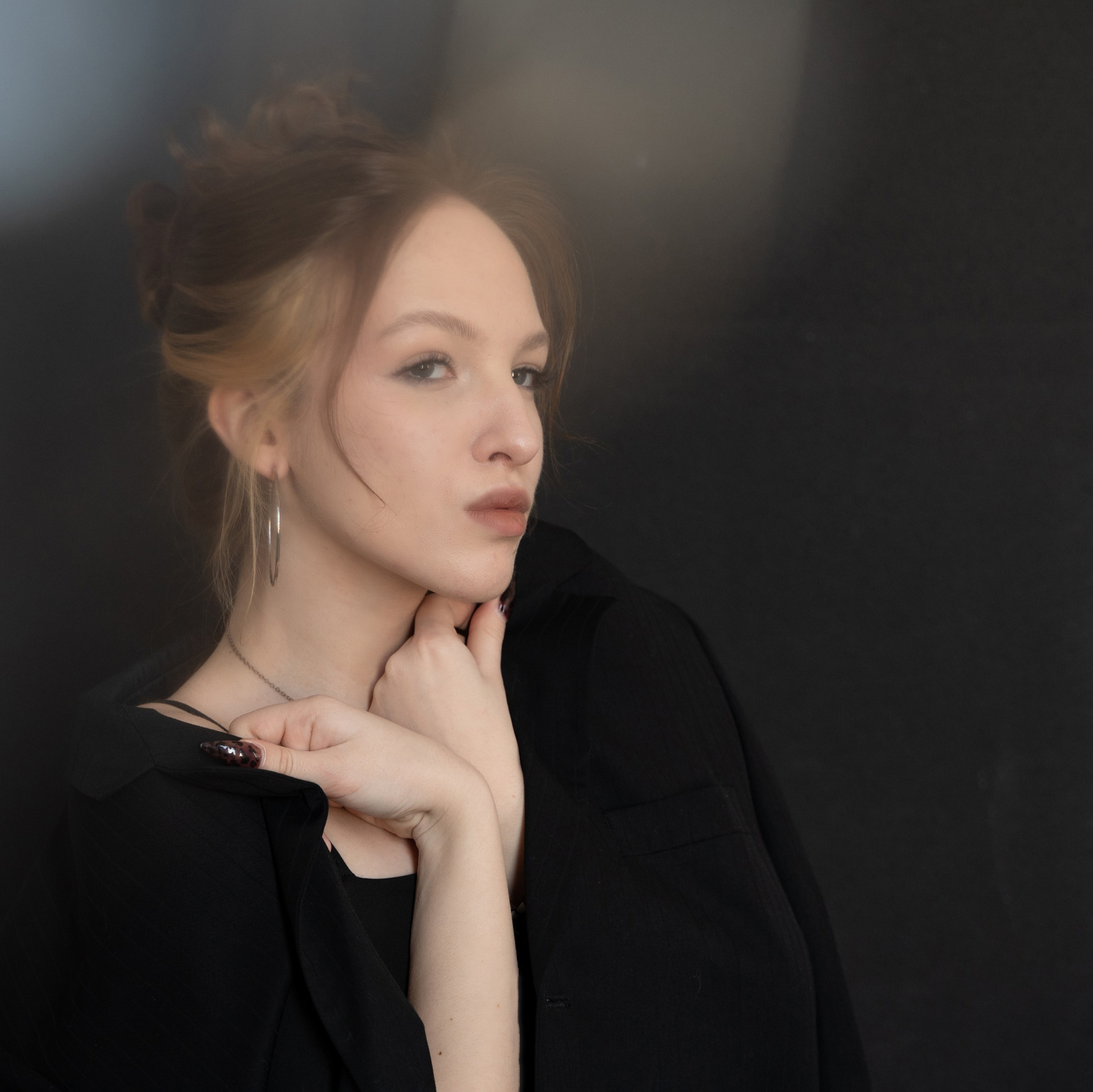Женская фотосессия в студии в Москве. Портретный фотограф в Москве Казьмина Олеся