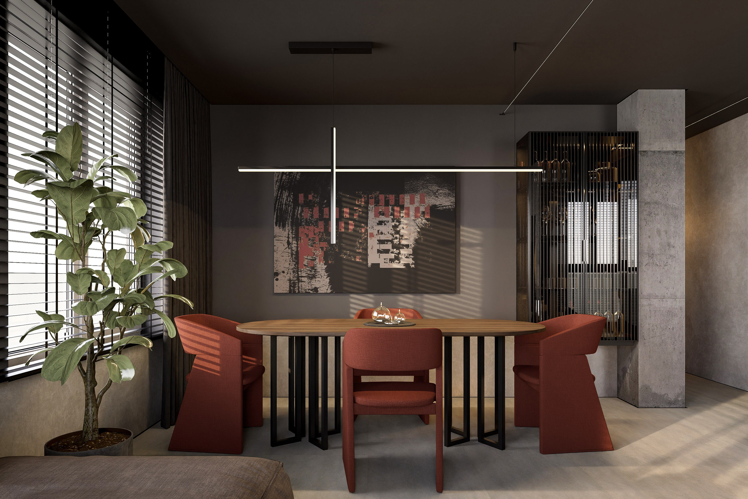 Квартира ЖК Полюса ЮГ 146. Архитектурно-дизайнерское бюро ROOMS