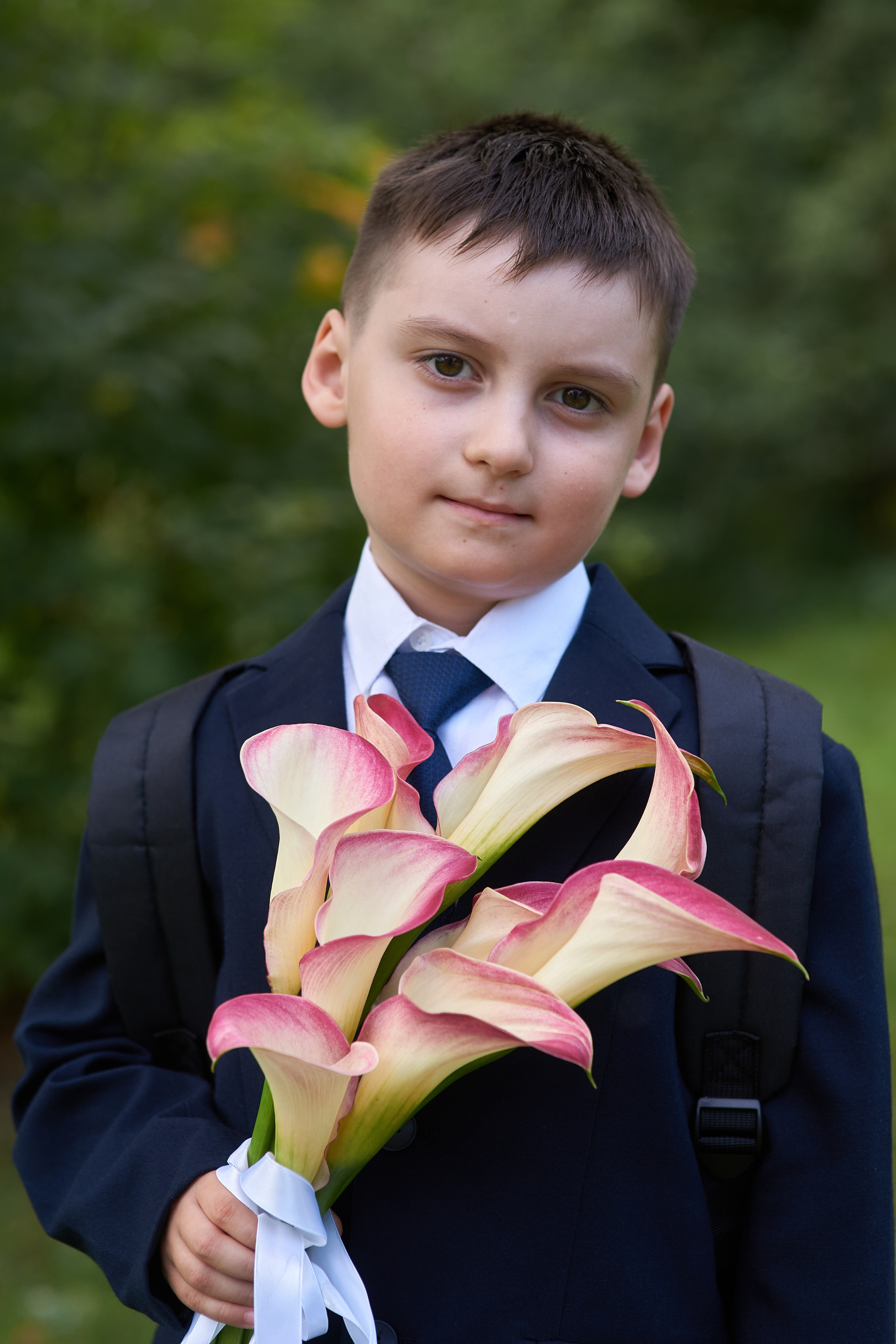1 класс в День Знаний. Фотограф Владимир Артамонов
