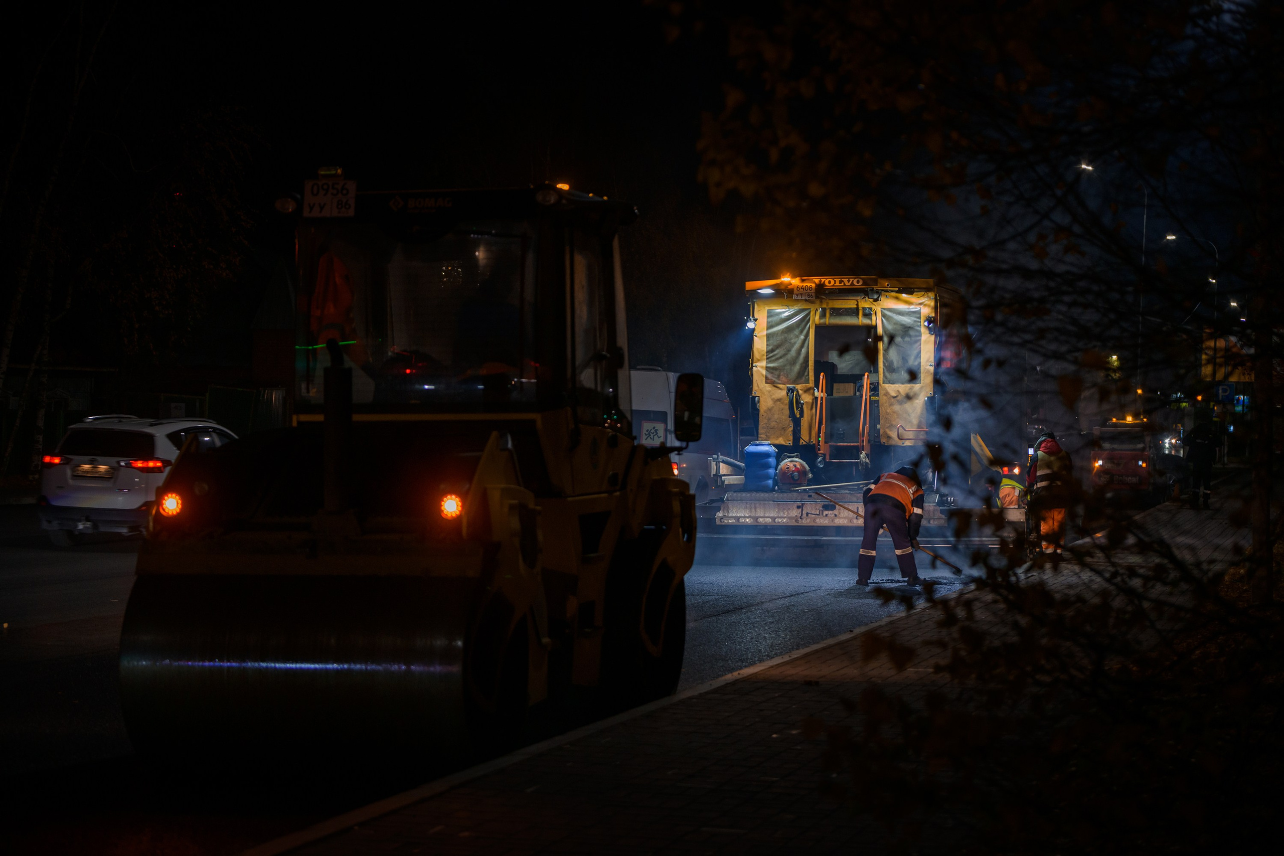 Дорожные работы. Фотограф в Ханты-Мансийске Евгений Жуланов