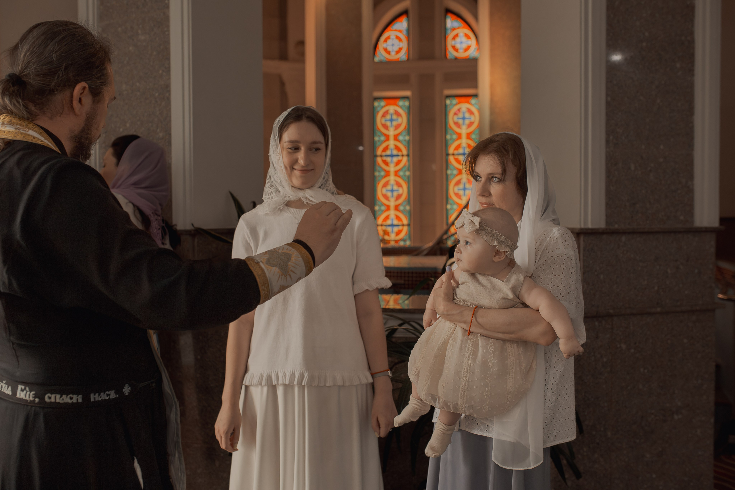Крещение Валерии. Фотограф на Крещение и Венчание в Ташкенте