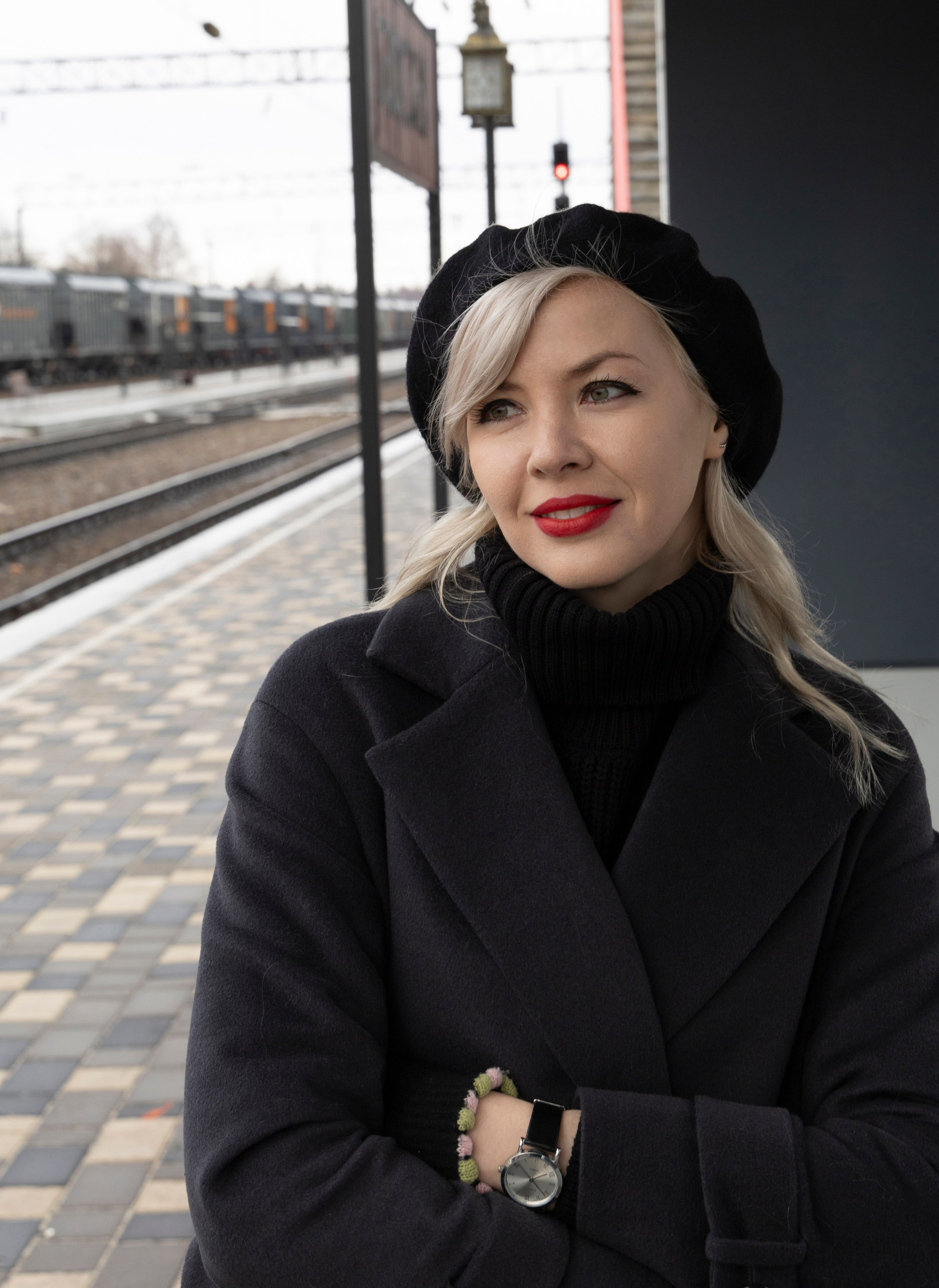 Фотосессия на вокзале 