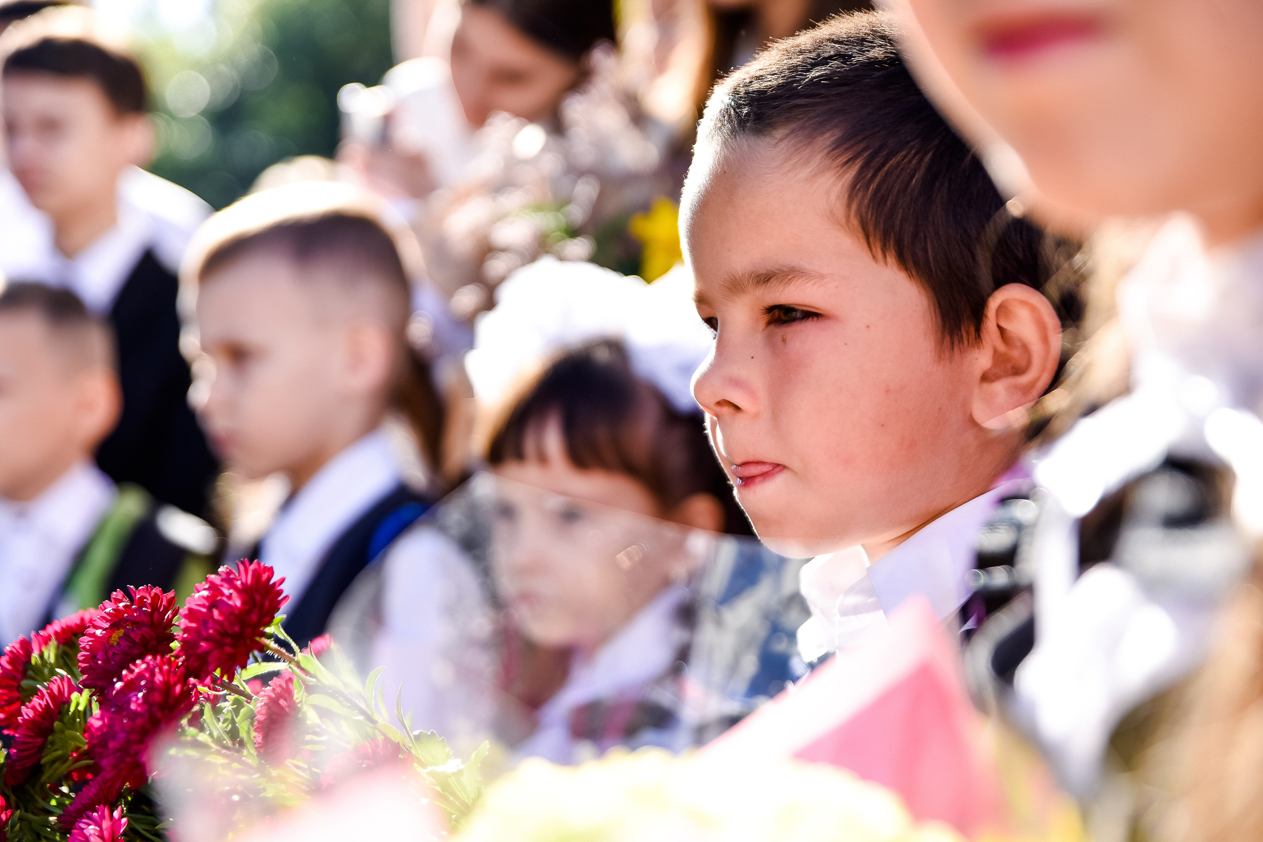 Линейка в школе № 49