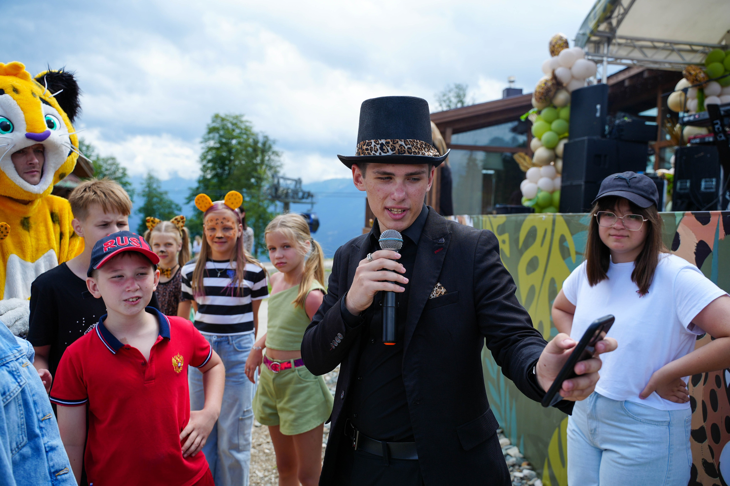 День леопарда на курорте Газпром Поляна. Репортажный фотограф в Красной Поляне и Сочи Павлюченко Екатерина