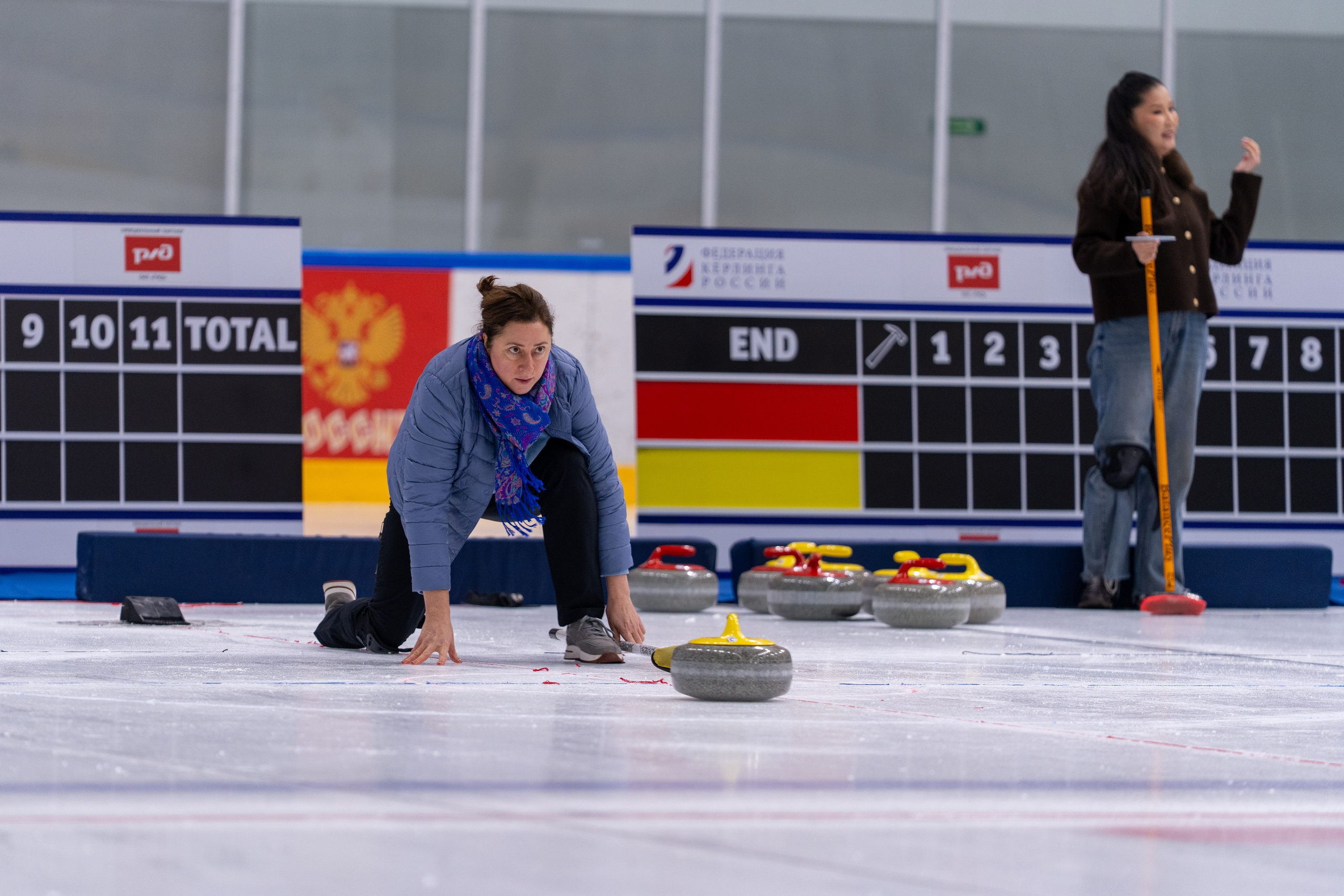 Керлинг для компании Р-Фарм. Репортажный фотограф в Красной Поляне и Сочи Павлюченко Екатерина