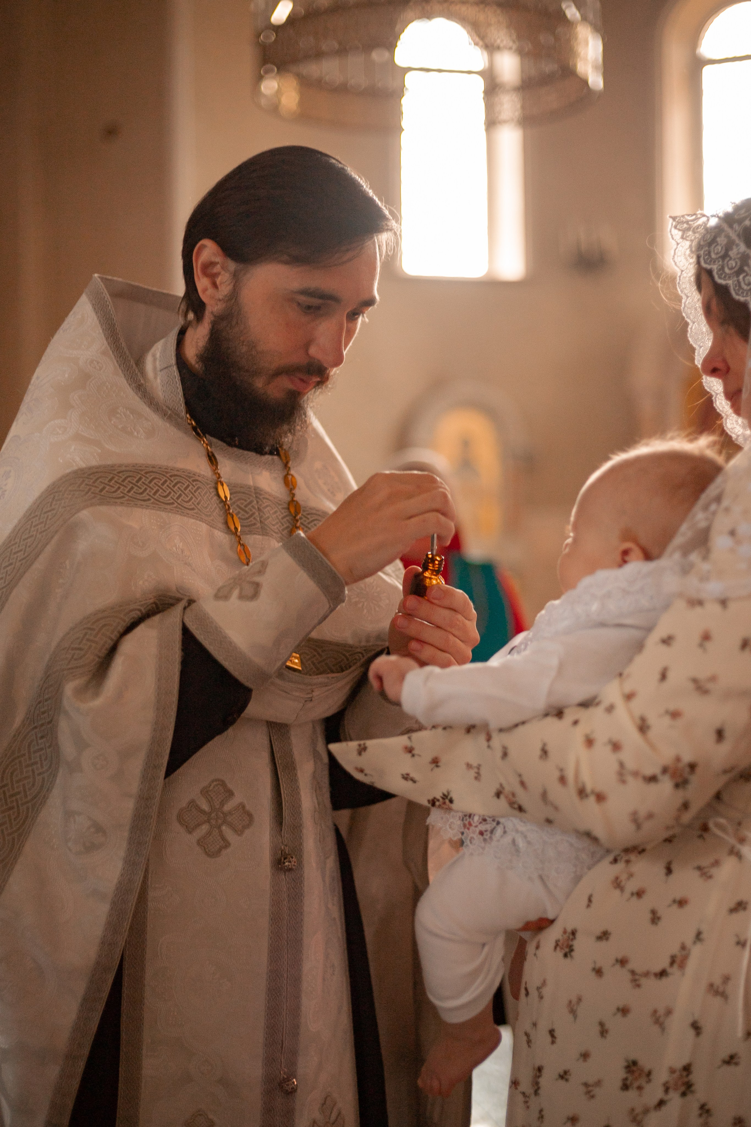 Таинство крещения. Фотограф Неверова Катерина