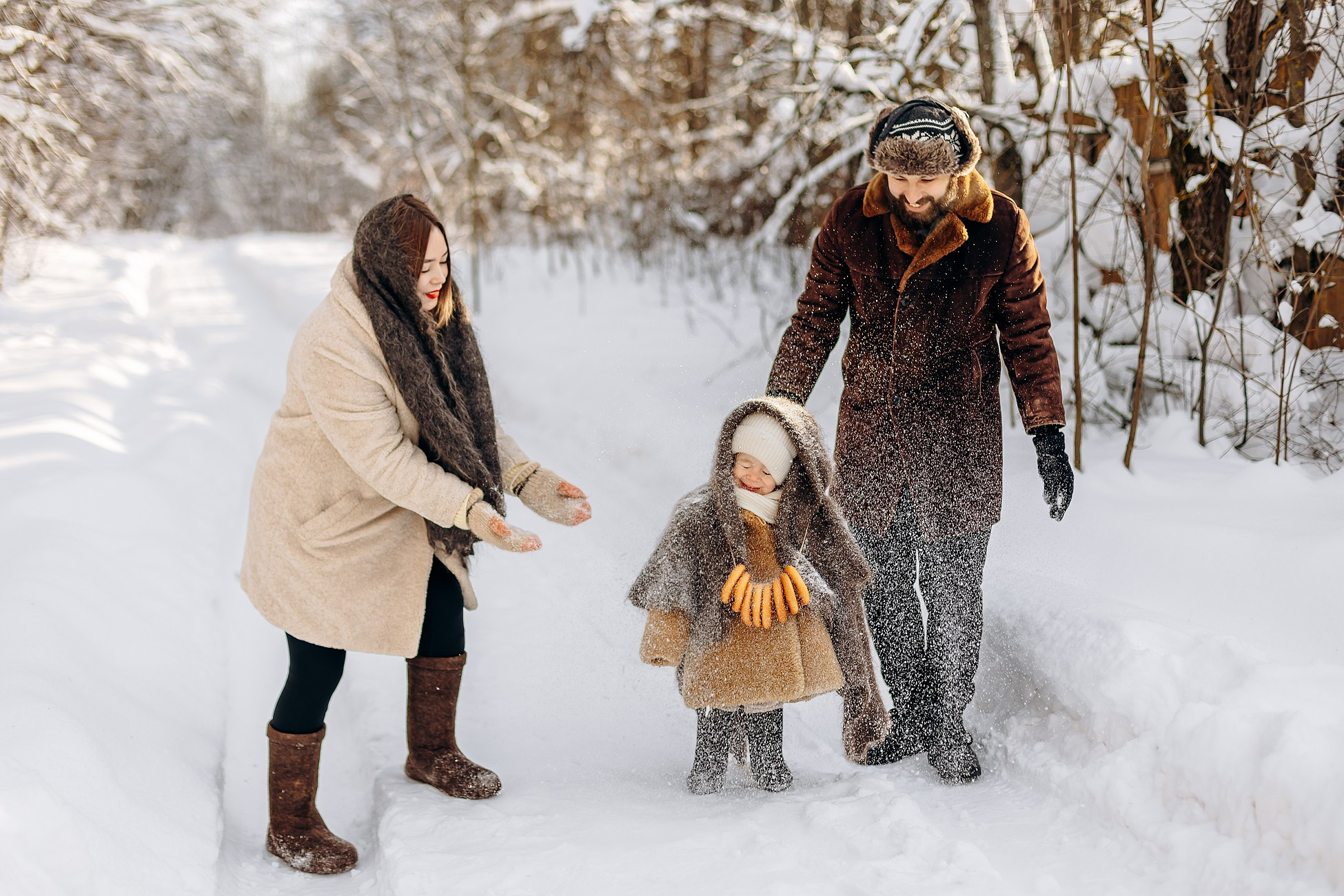 Русская зима. Семейный фотограф в Пензе Мария Левина