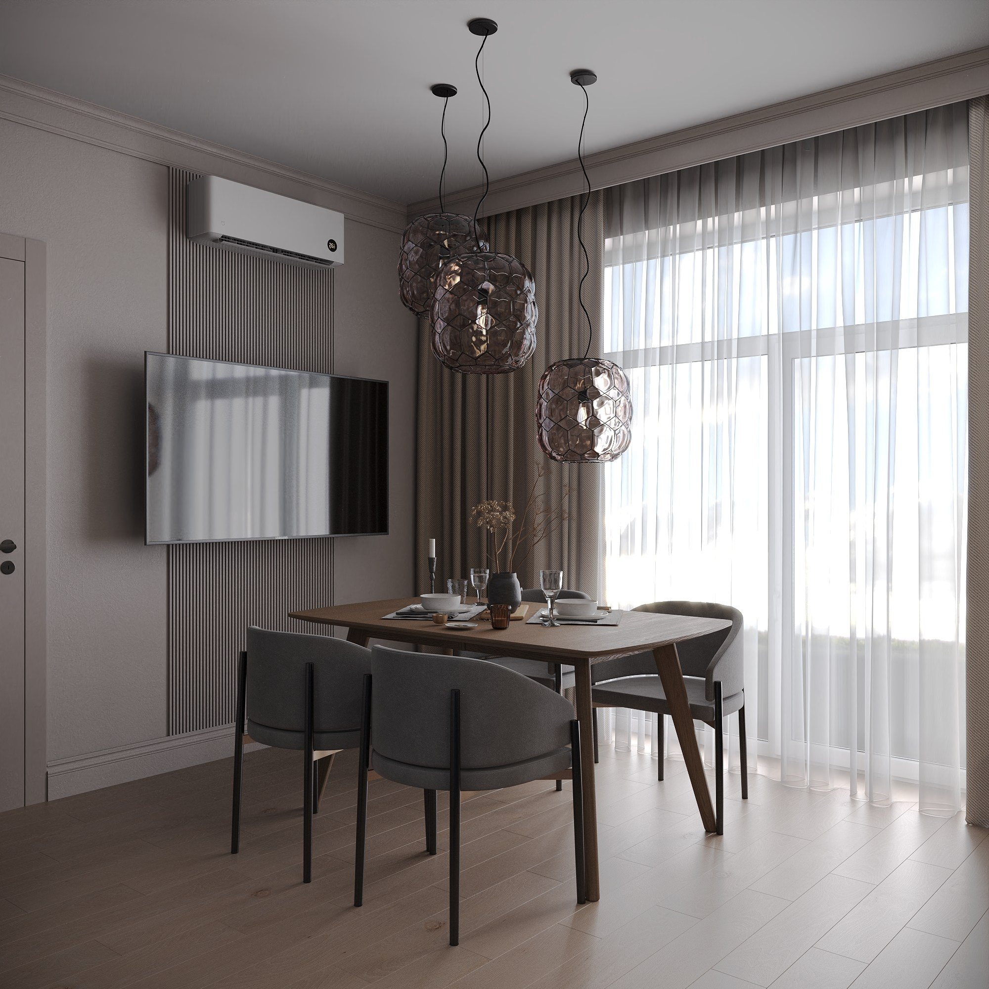 ЖК Город L-Town 50 м². БК студия дизайна интерьера