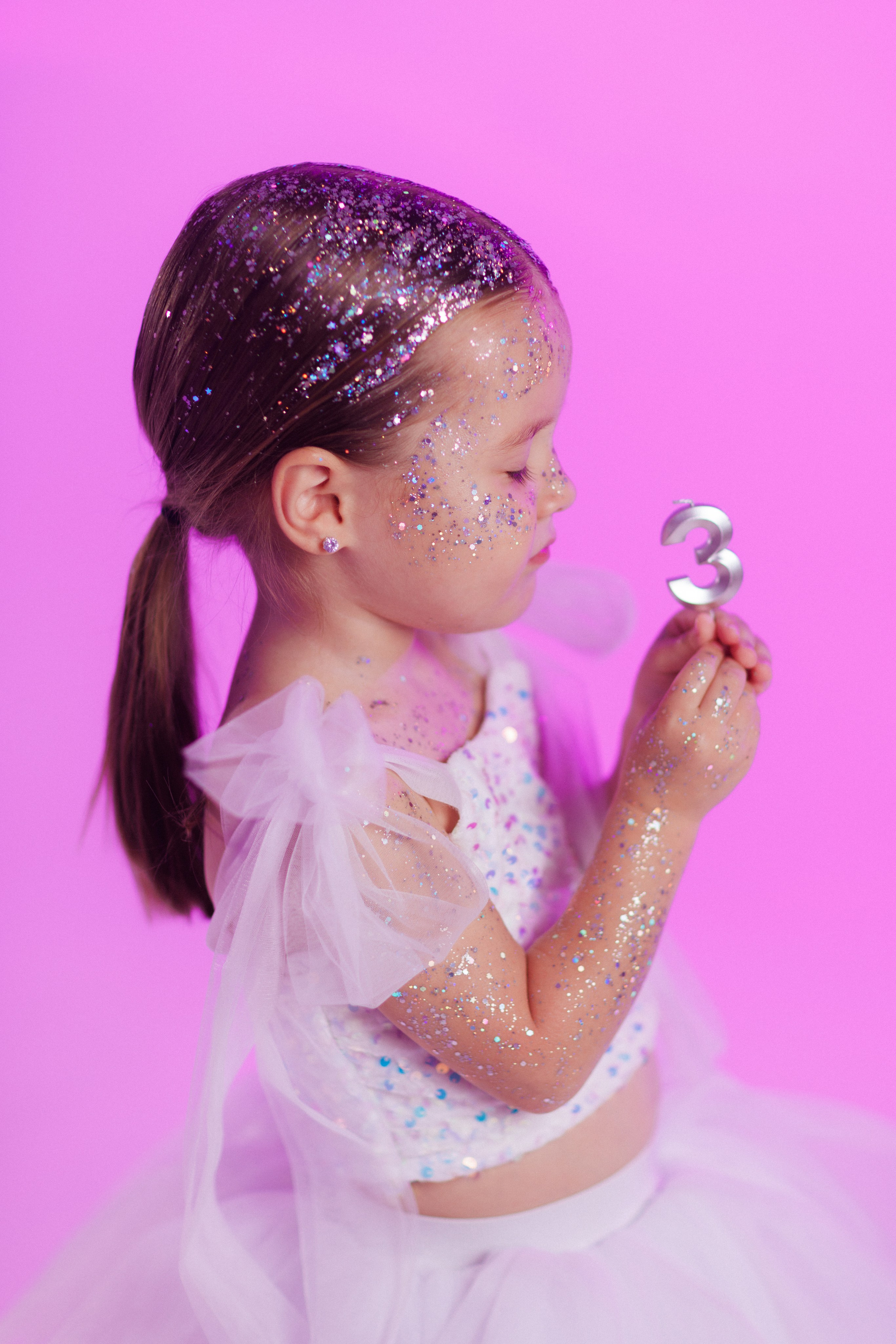 Детская фотосессия с блёстками на теле и лице. Семейный и детский фотограф в Краснодаре Анна Трашкова
