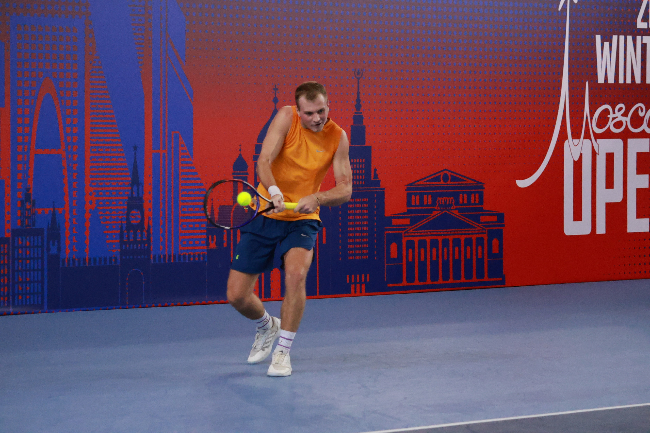 Открытый зимний кубок по теннису Winter Moscow Open 2025. Репортажный фотограф, спортивный фотограф в Москве и области